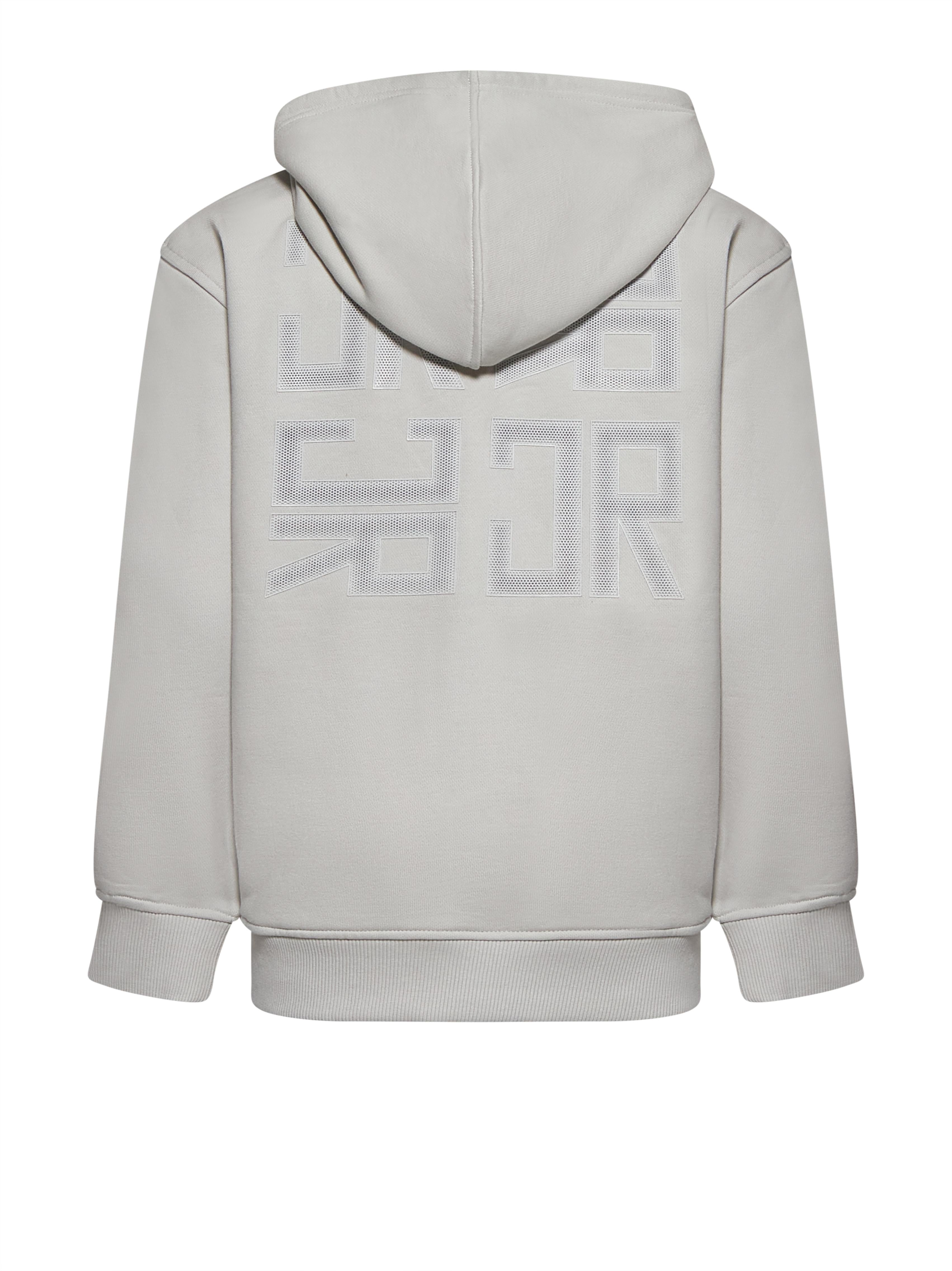 FELPA BAMBINO CON ZIP E CAPPUCCIO GRIGIA JOHN RICHMOND RBP26001FE BLUE VAPOR JOHN RICHMOND JUNIOR 