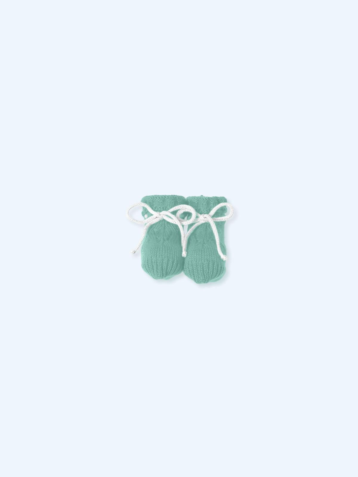 Babbucce per bebè lavorati a maglia senza cuciture con fiocco<BR/> PA50 ATLANTIS MAC ILUSION KIDS 