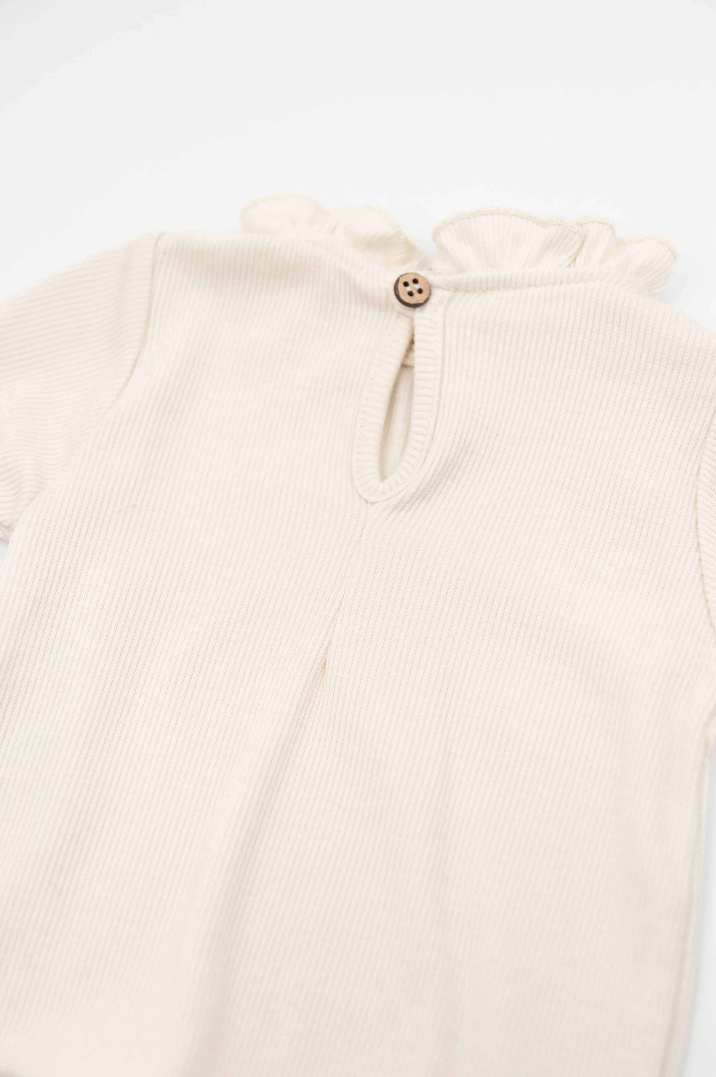 t-shirt bimba con colletto voilant warm white bamboom 1068 WARM WHITE BAMBOOM 