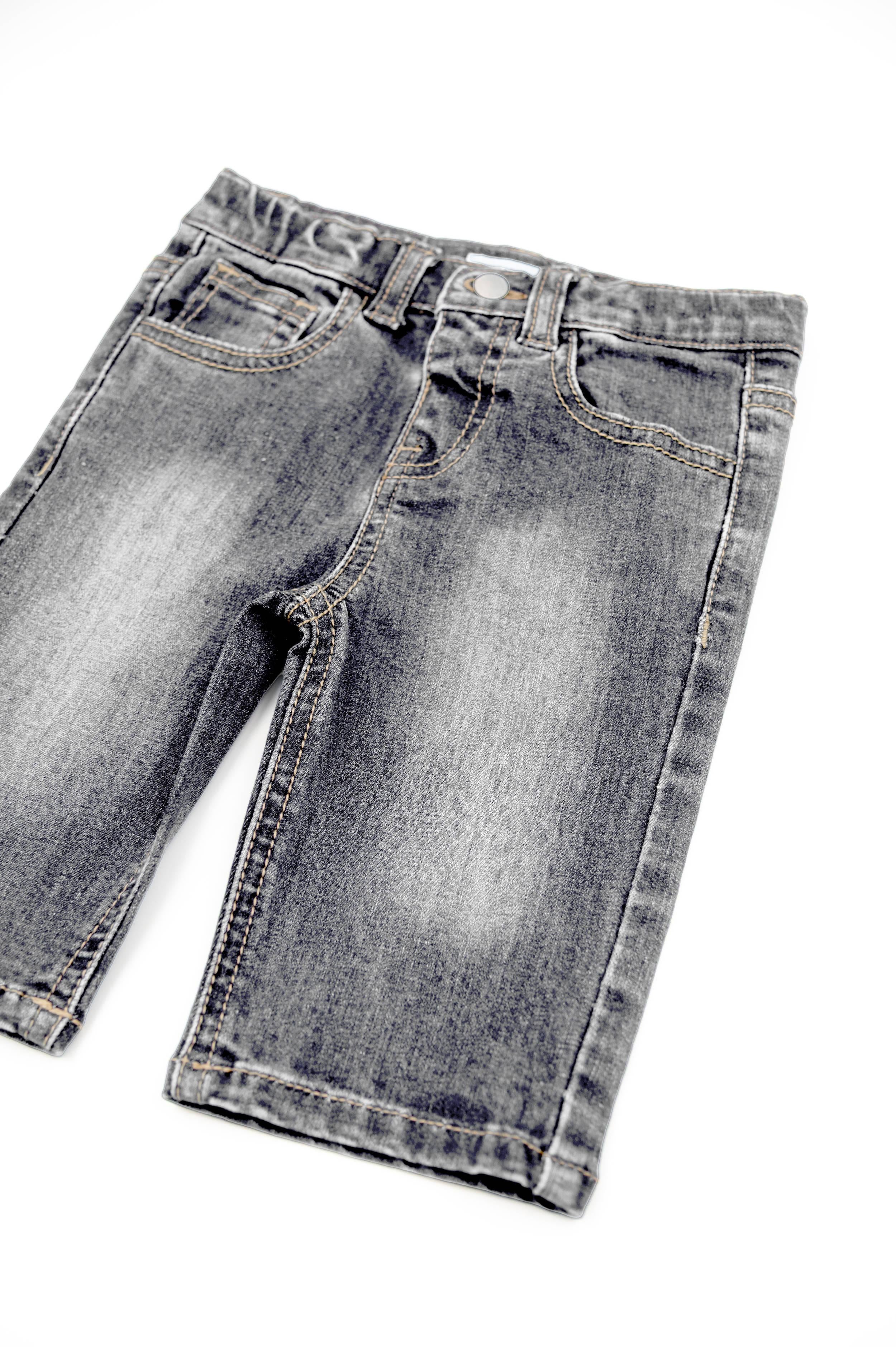 pants neonato/a in denim elastico grey  bamboom 1049 GREY BAMBOOM 