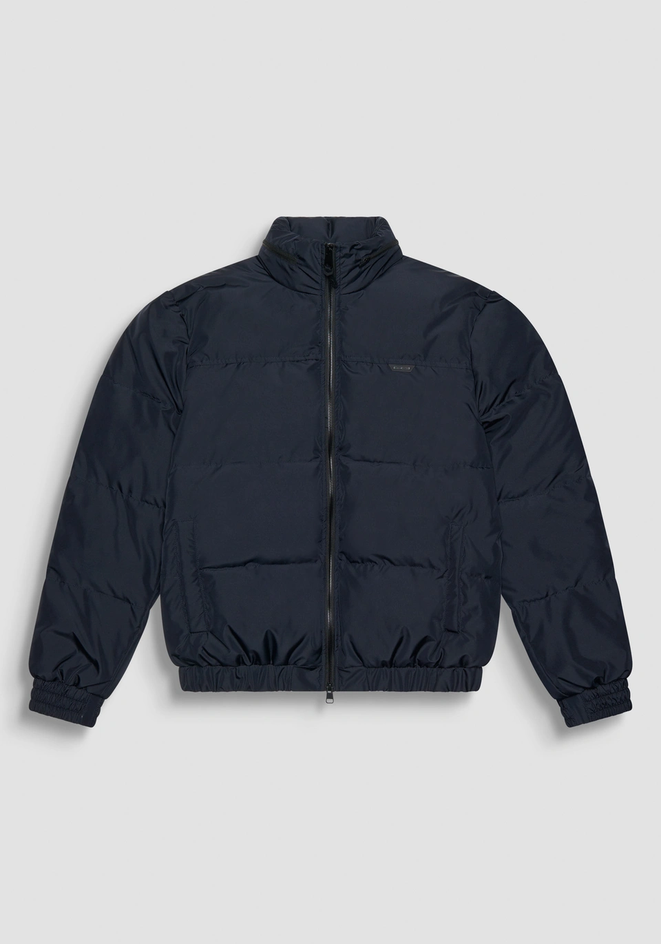 PIUMINO REGULAR FIT BLU CON IMBOTTITURA SINTETICA DUPONT SORONA E LOGO