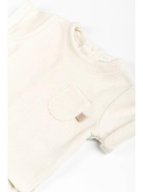 t-shirt NEONATO CON apertura dietro MISTY ACQUA BAMBOOM 1115TE MISTY ACQUA BAMBOOM 