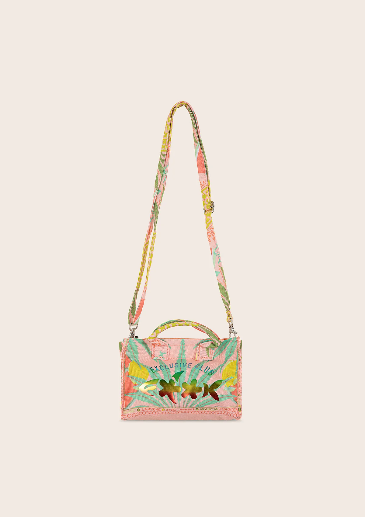 mini beach bag in canvas FA25-G07AB01X20 UNICA F**K KIDS 