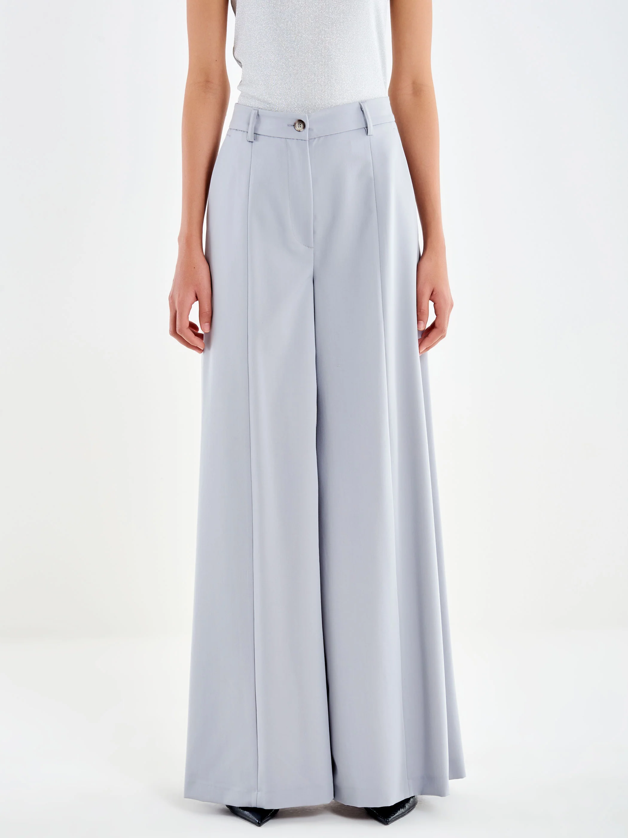 Pantalone DONNA Palazzo Grigio VICOLO TAB0130 GRIGIO FUME VICOLO 