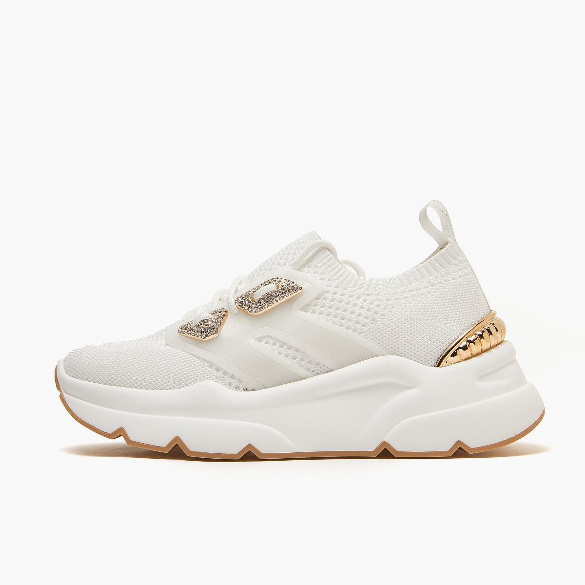 ZOE SNEAKERS WITH RHINESTONE EYELETS SOCK