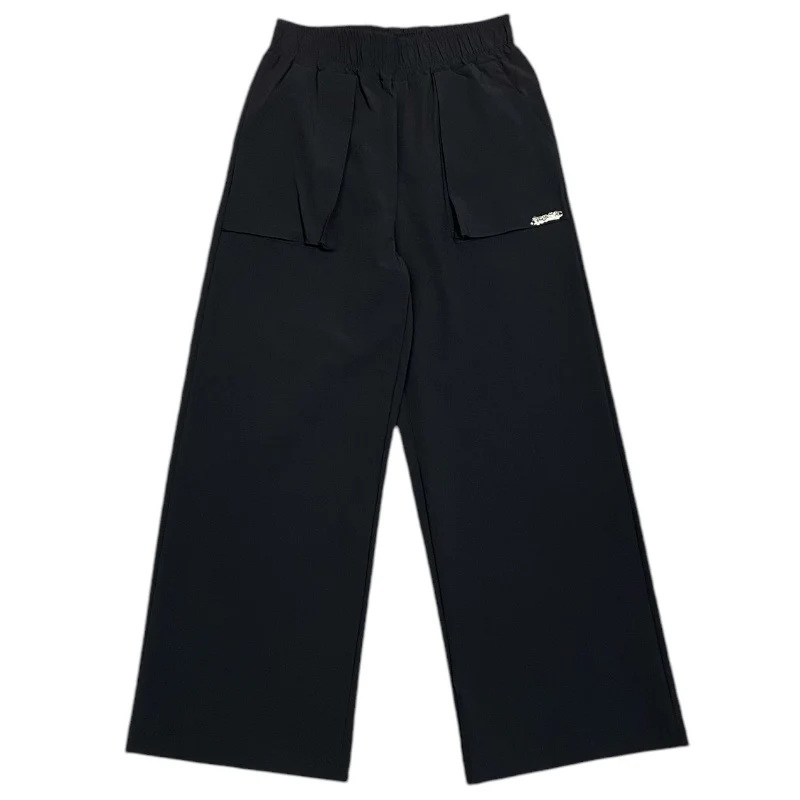 Disclaimer kids pantalone largo ragazza 58560<BR/> 58560 NERO DISCLAIMER 