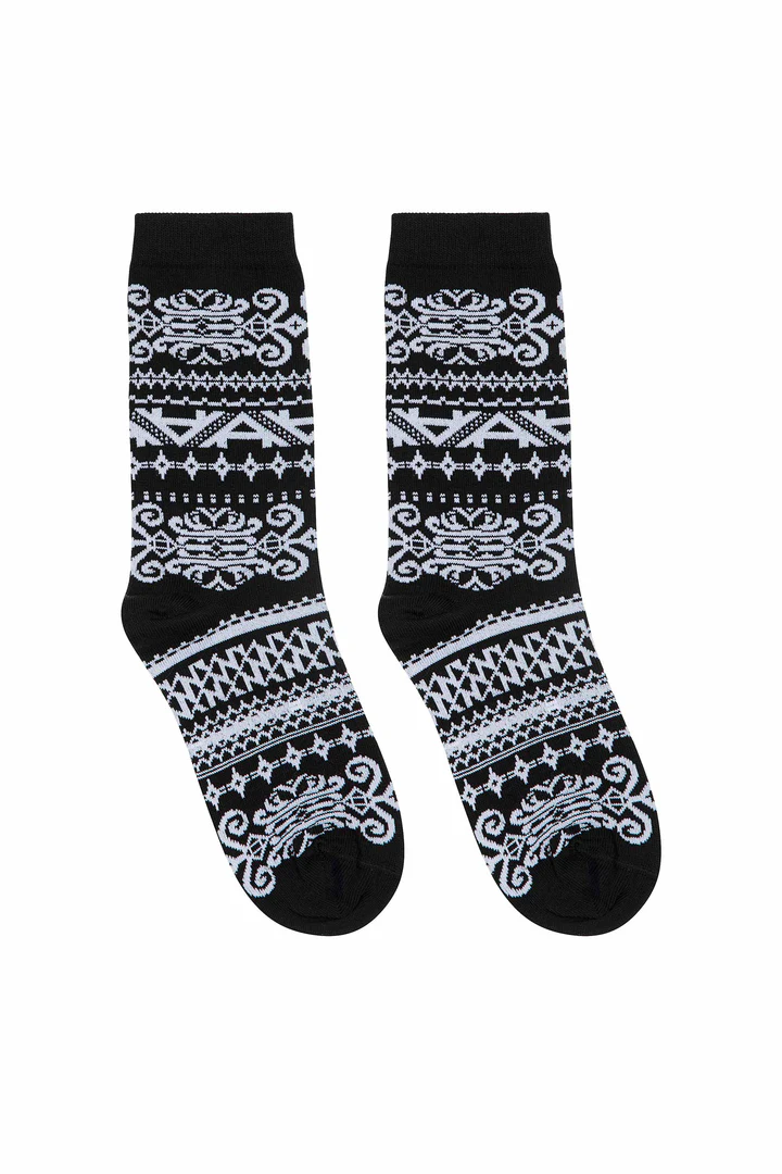 CALZINI CORTI AKEP IN TESSUTO JACQUARD