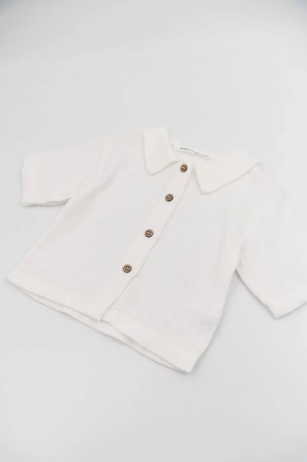 camicia maniche corte 883 OFF-WHITE BAMBOOM 