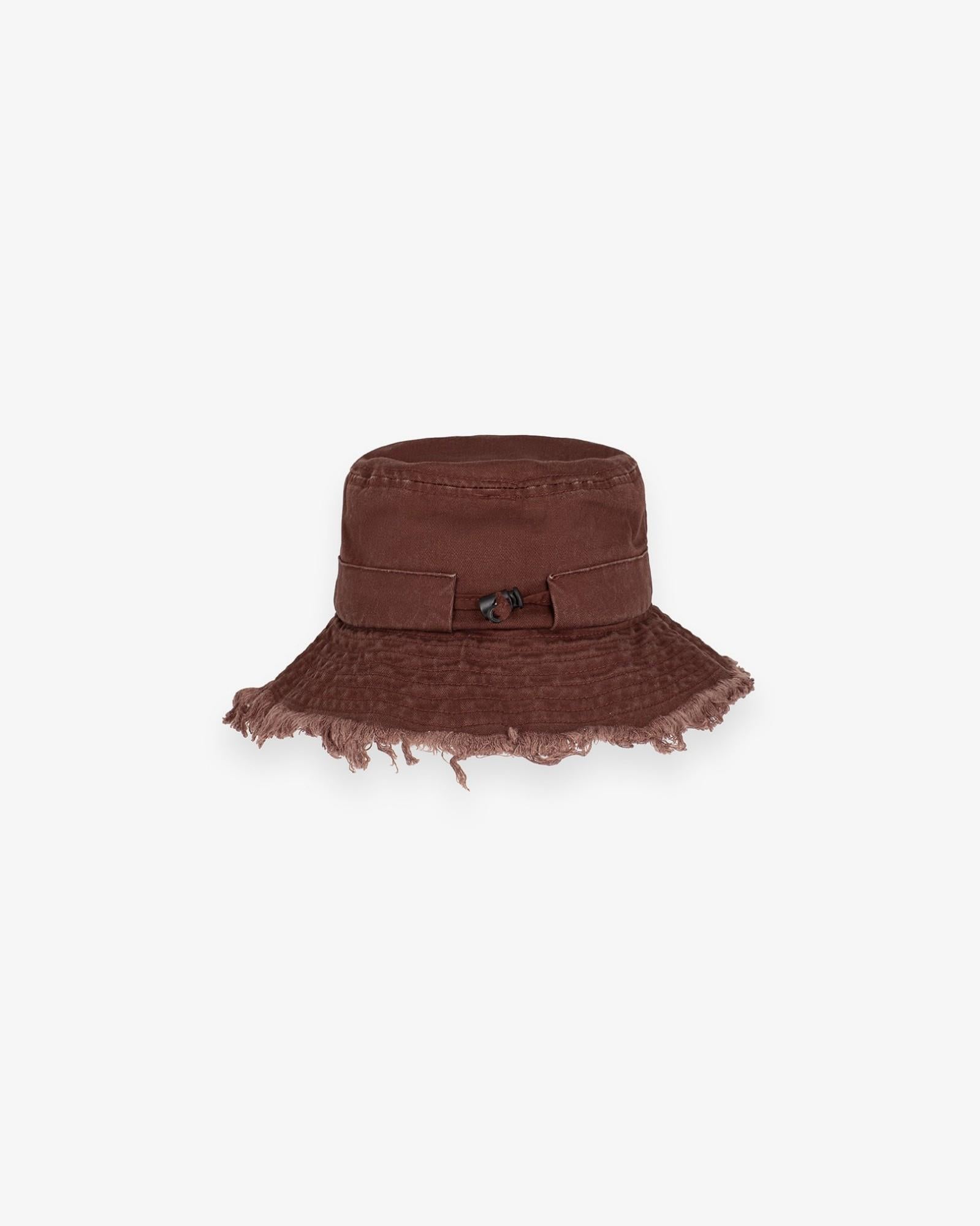 cappello donna a falda in cotone con culisse moka hinnominate HMACW00214 MOKA HINNOMINATE 