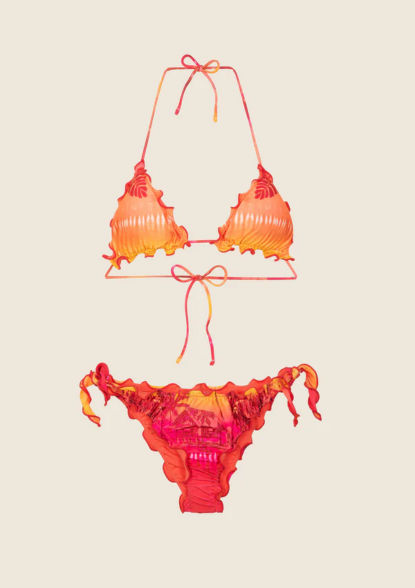 Bikini Donna F**K Triangolo con Slip Regolabile fantasia FK25-2210X17 FANTASIA F**K 
