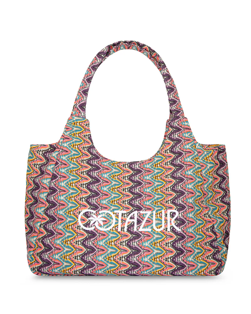 Borsa Cotazur in maglia a fantasia BSCA0123 ZIG ZAG COTAZUR 