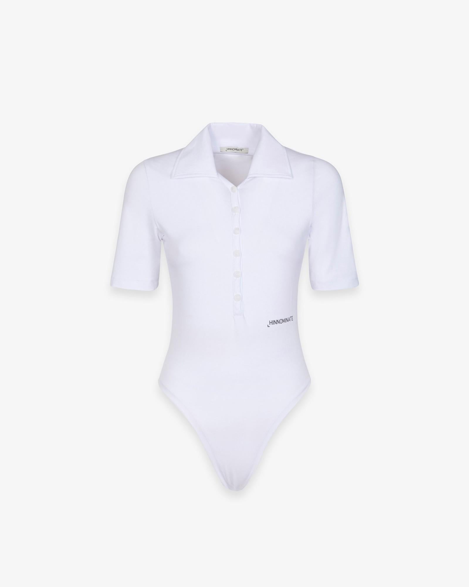 POLO DONNA A BODY IN BIELASTICO BIANCO HINNOMINATE HMABW02482 BIANCO HINNOMINATE 