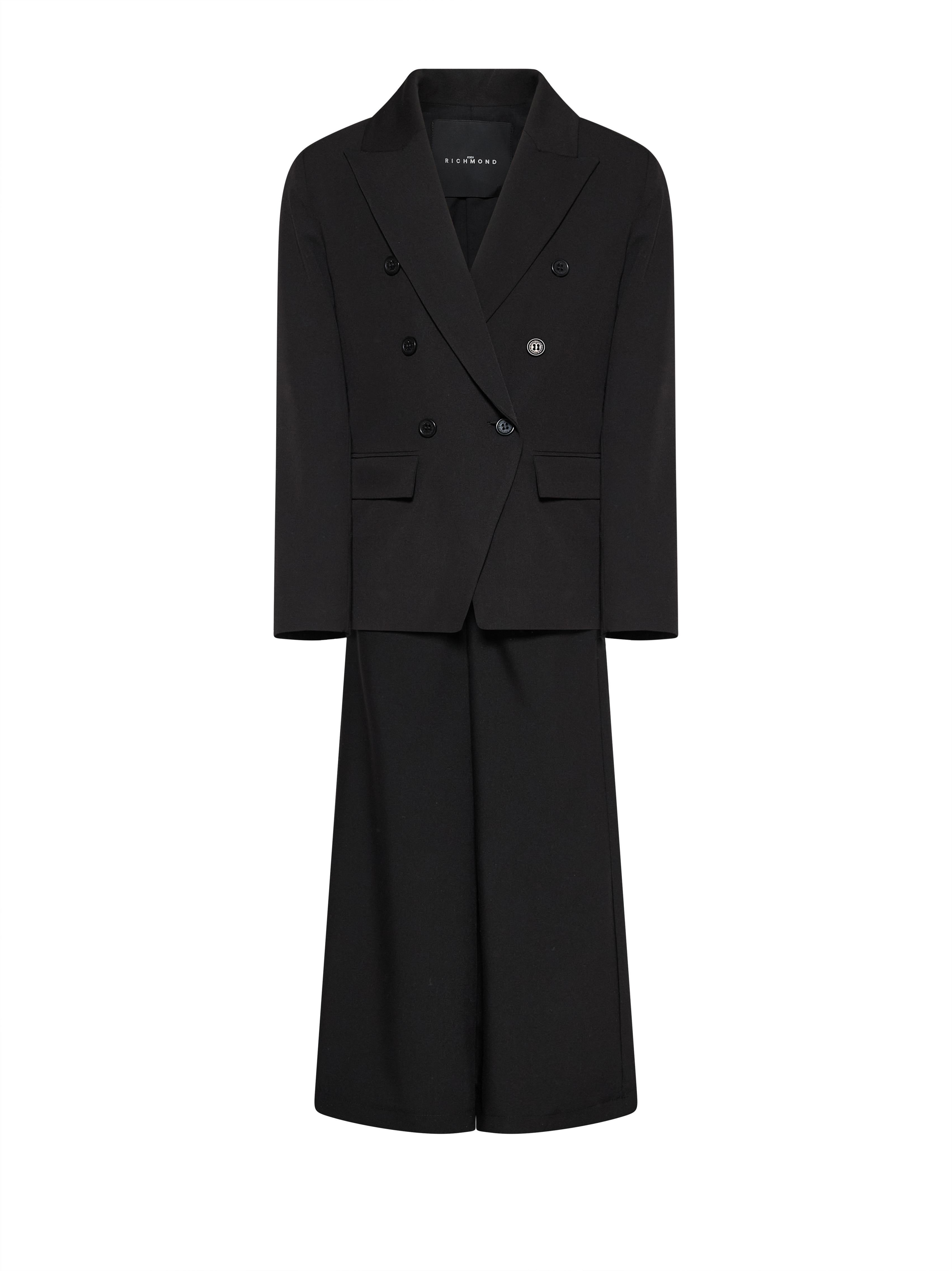 SET BAMBINA GIACCA E PANTALONE NERO  john richmond RGP26182JP BLACK JOHN RICHMOND JUNIOR 