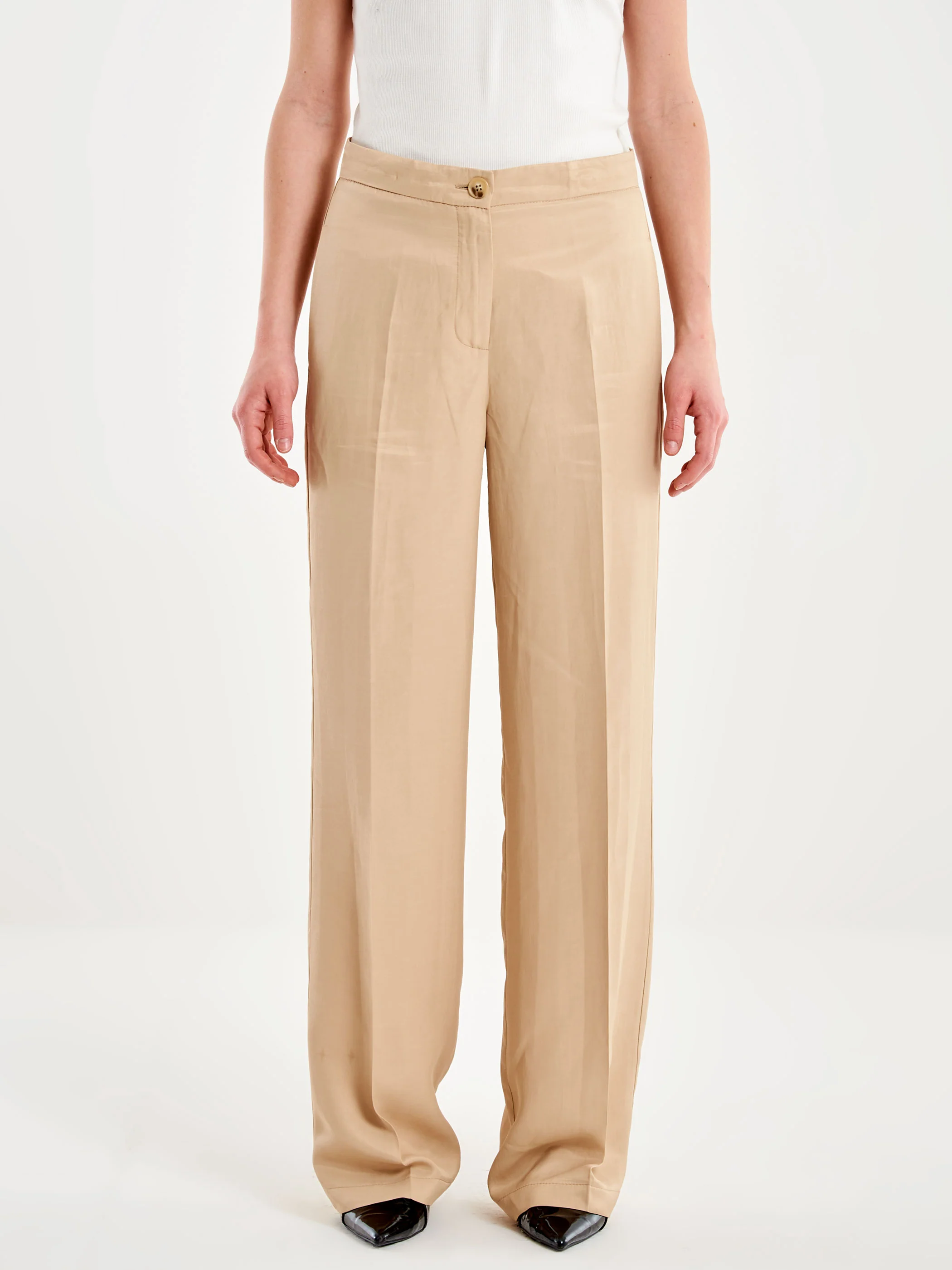 pantalone DONNA PALAZZO BEIGE VICOLO TAB0250 BEIGE VICOLO 