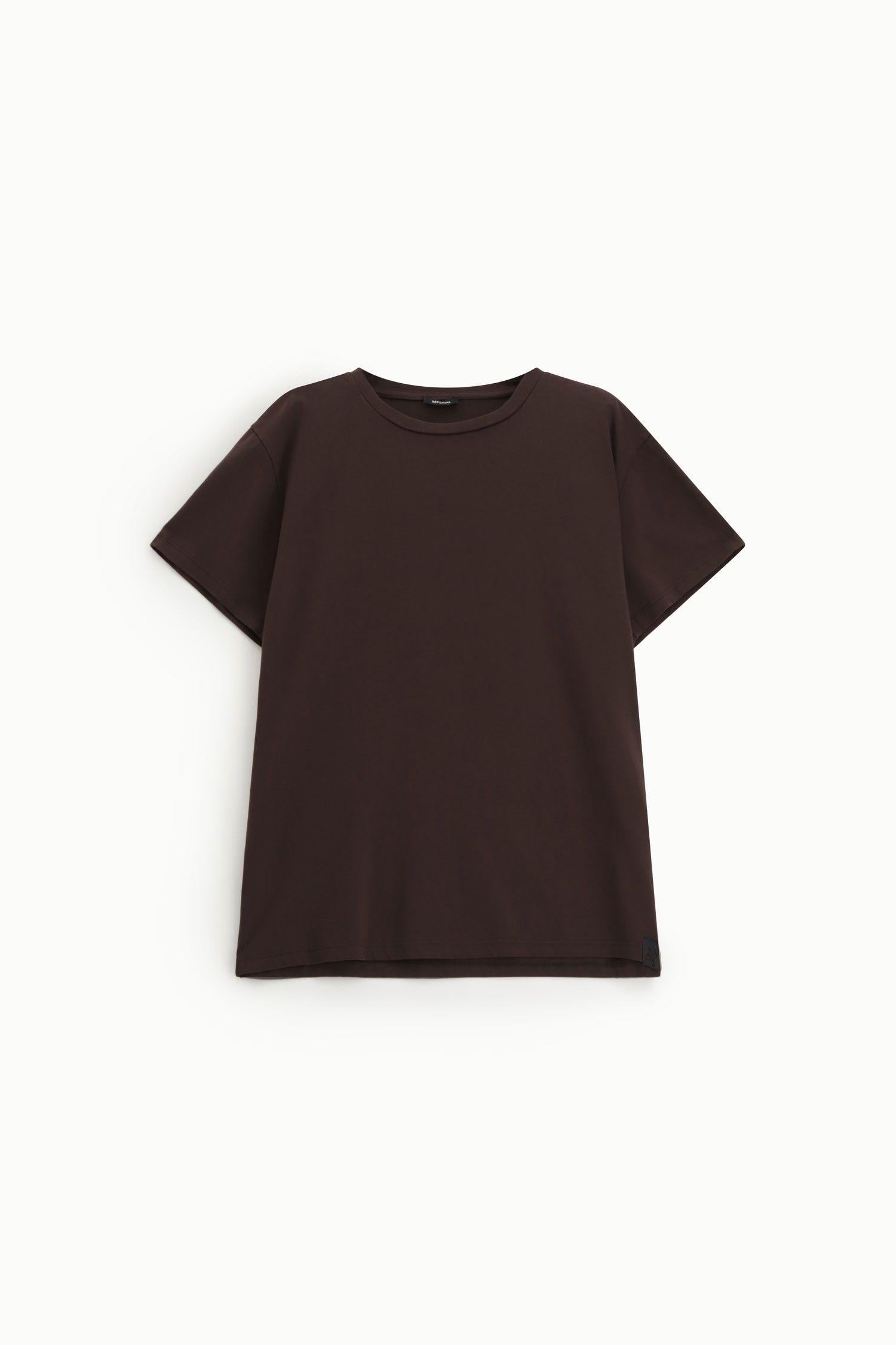 T-shirt uomo girocollo a maniche corte moro imperial TU80KFFL MORO IMPERIAL  UOMO 