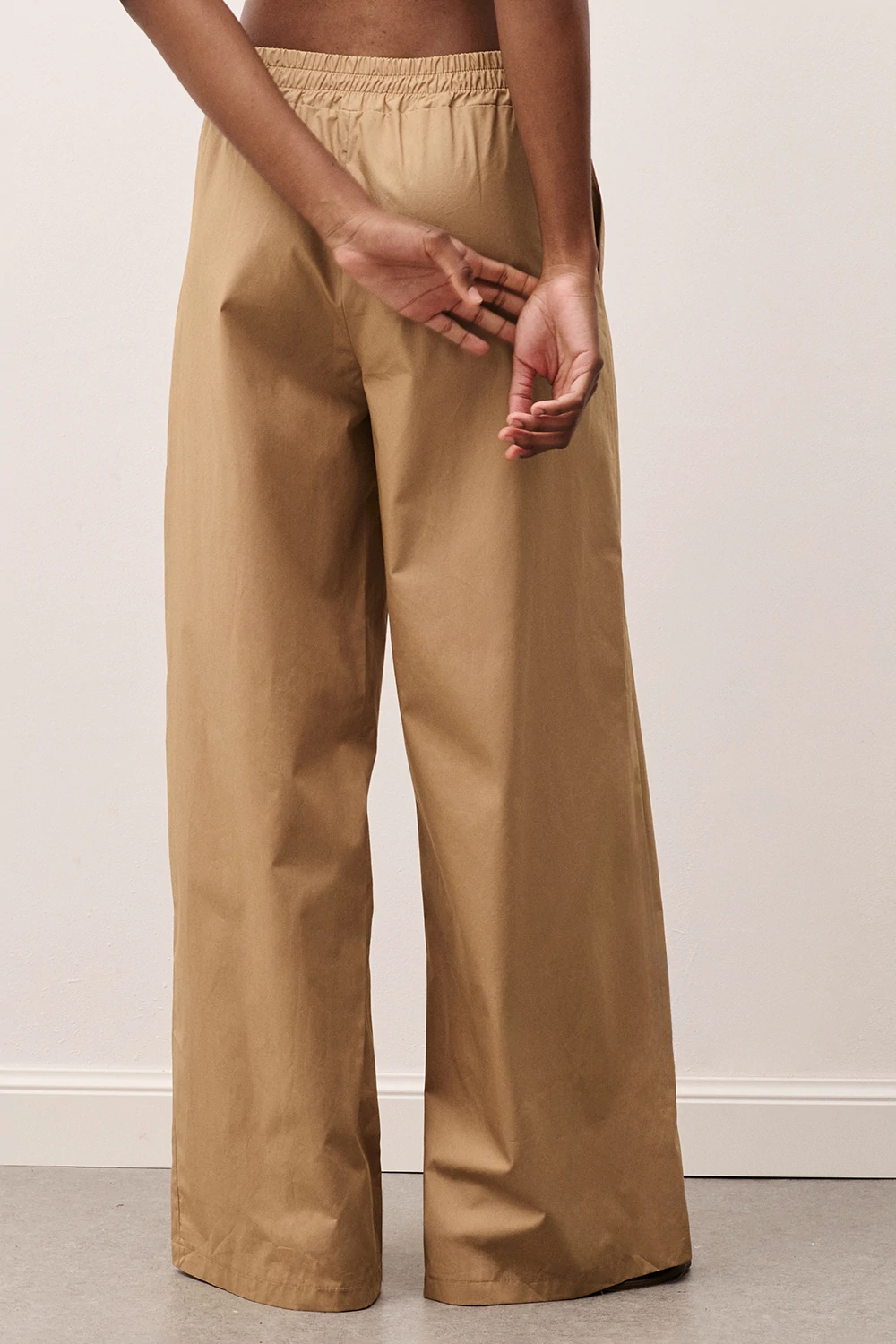 PANTALONE DONNA AMPIO CON ELASTICO IN VITA IN COTONE CAMMELLO TWO WAY PA26SD2185 CAMMELLO TWO WAY 