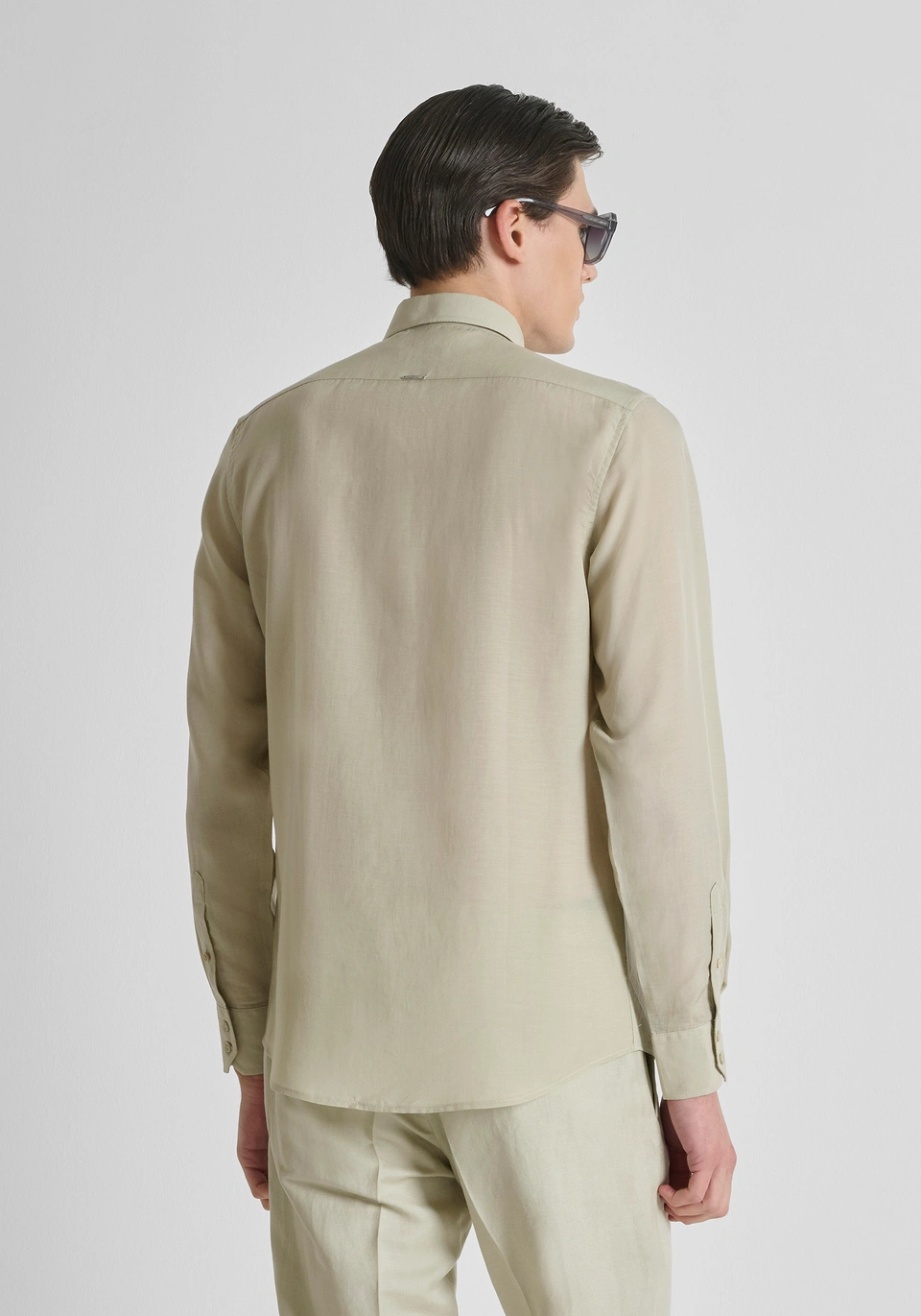 CAMICIA UOMO IN LINO REGULAR FIT SABBIA ANTONY MORATO MMSL00691 FA400094 SABBIA ANTONY MORATO 