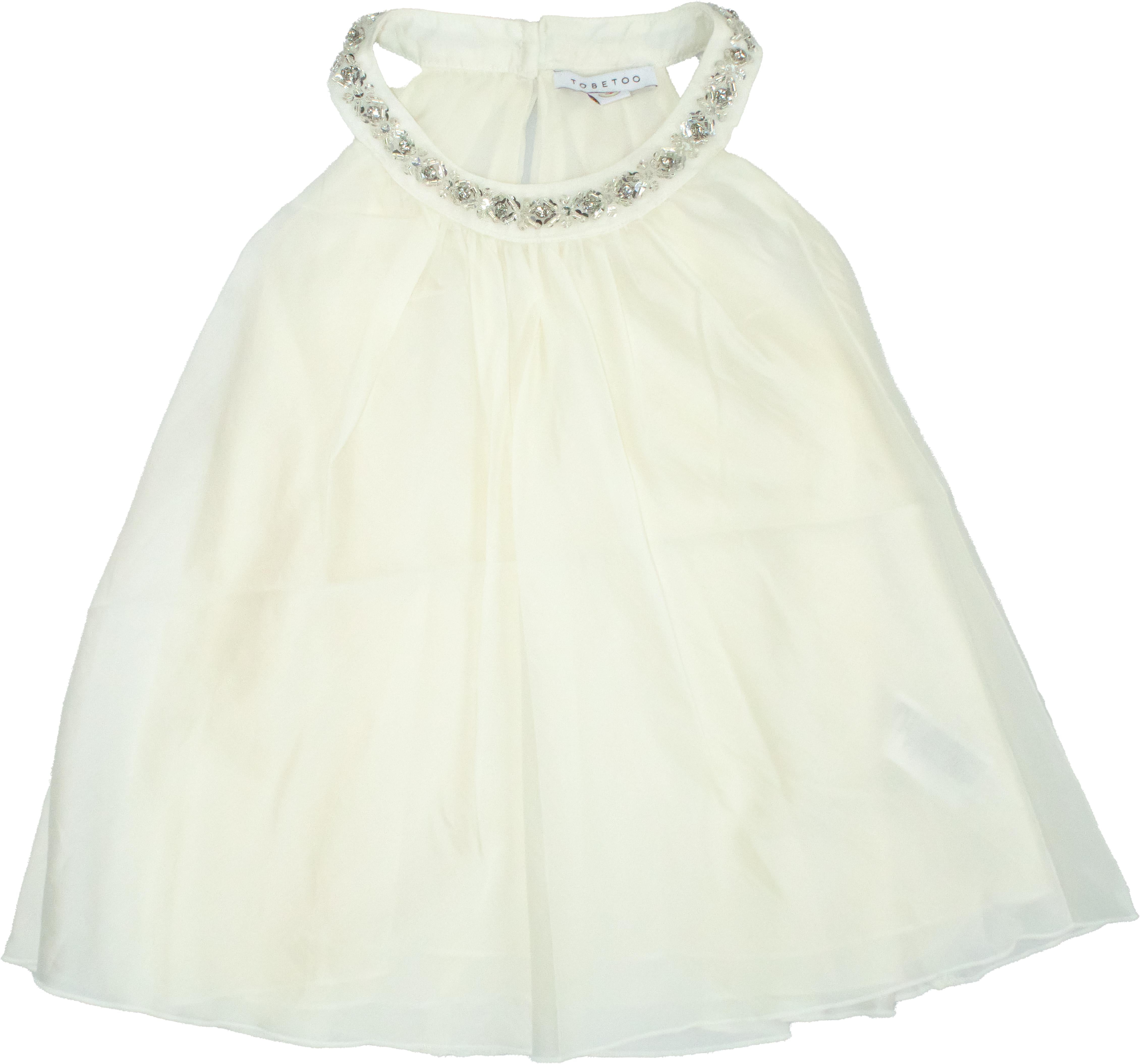 TOP bambina svasato con decorazioni latte to be too T1435Y LATTE TO BE TOO 