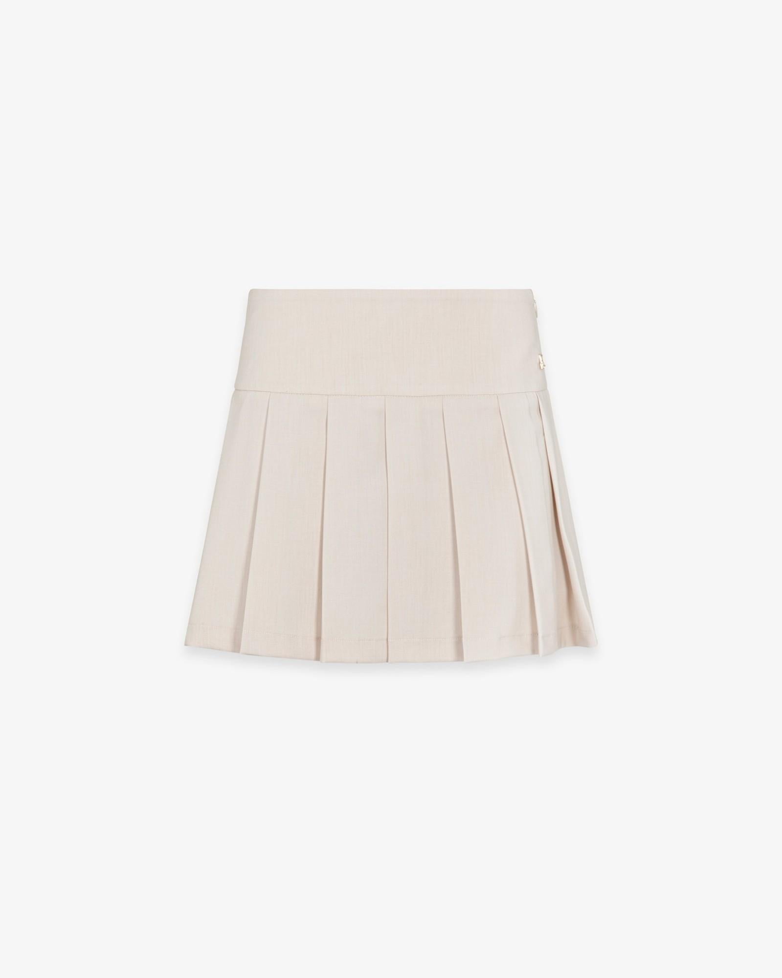 minigonna donna pantaloncino gessata BEIGE HINNOMINATE HMABW02572 BEIGE HINNOMINATE 