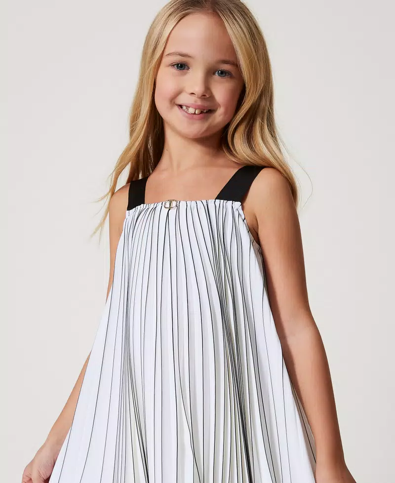 TWINSET KIDS 251GJ2QL0BIANCO-NERO