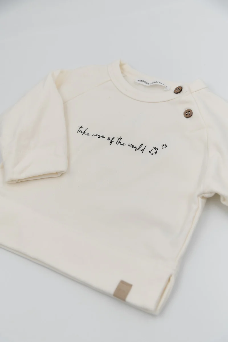 maglia take care 854 OFF WHITE BAMBOOM 