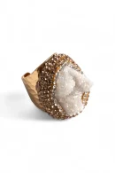 ANELLO DONNA IN METALLO REGOLABILE CON PIETRA ORO MYA ACCESORIES G12061 ORO MYA ACCESORIES 