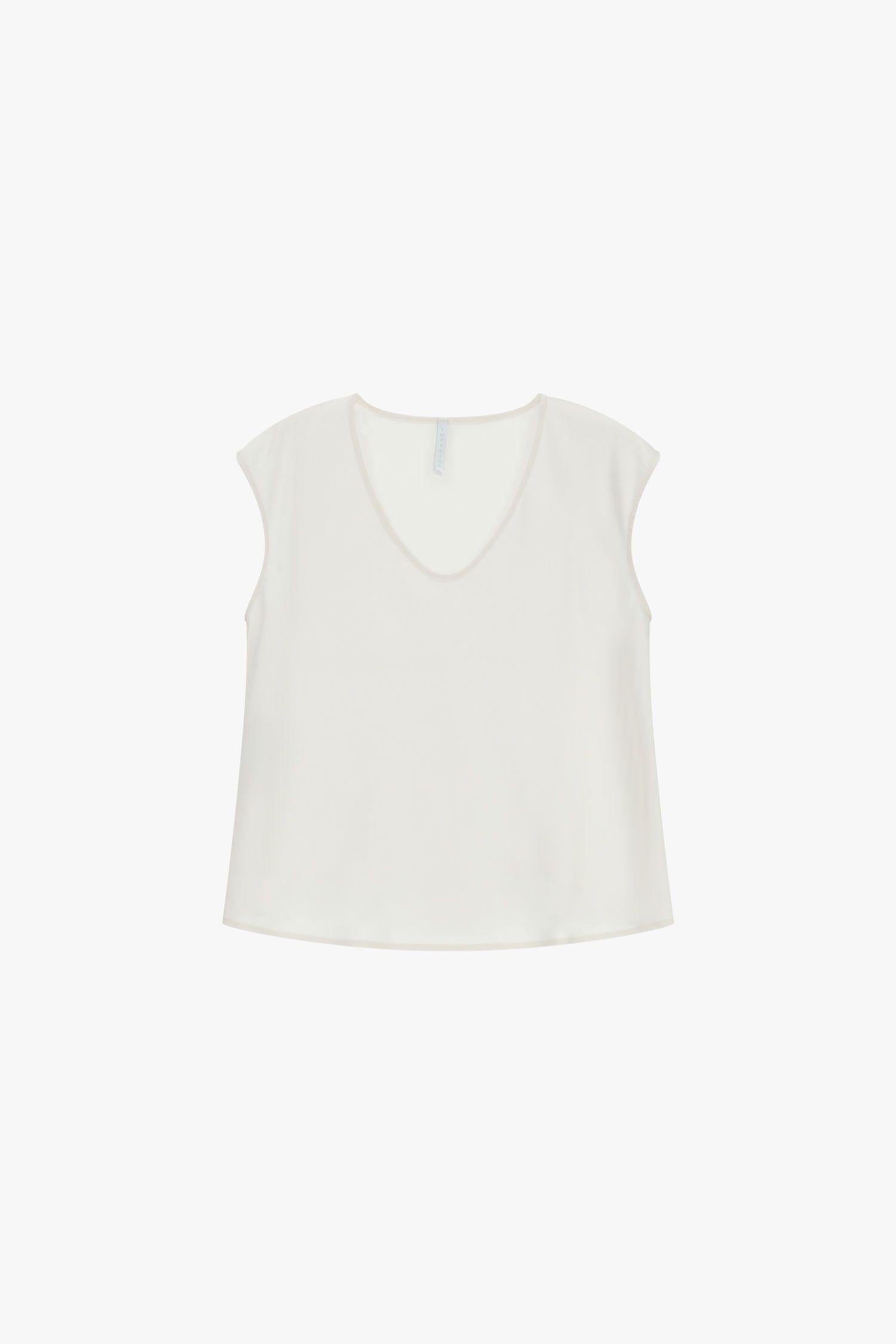 Top donna ampio scollo a v senza maniche champagne imperial REH0KDG CHAMPAGNE IMPERIAL 