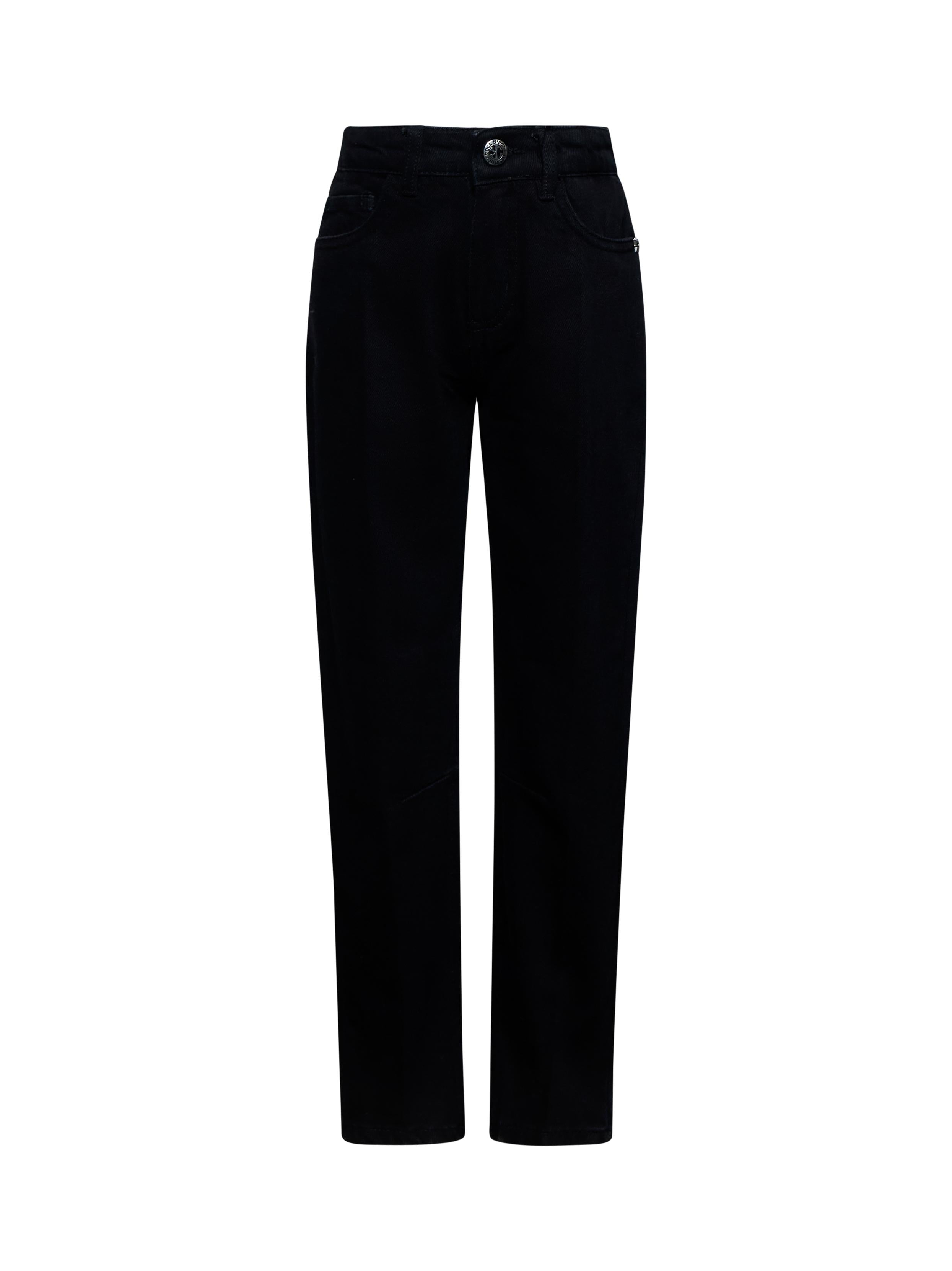 JEANS BAMBINO DAILA IN DENIM NERO REGULAR FIT RICHMOND RBA25041JE DENIM BLACK JOHN RICHMOND JUNIOR 