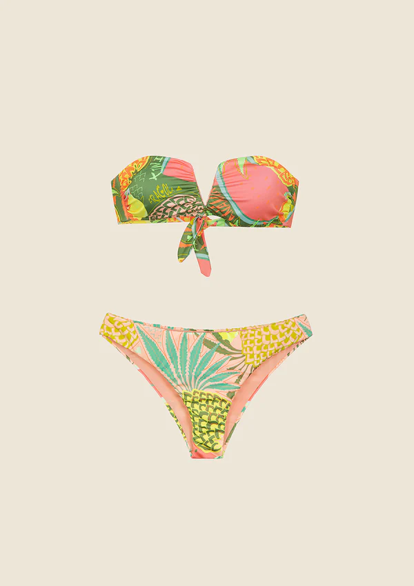 Bikini Donna F**K Fascia a V con Ferretto e slip Fisso Fantasia FK25-2133X15 FANTASIA F**K 