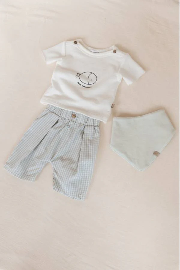 t-shirt a maniche corte con stampa 824 OFF-WHITE BAMBOOM 