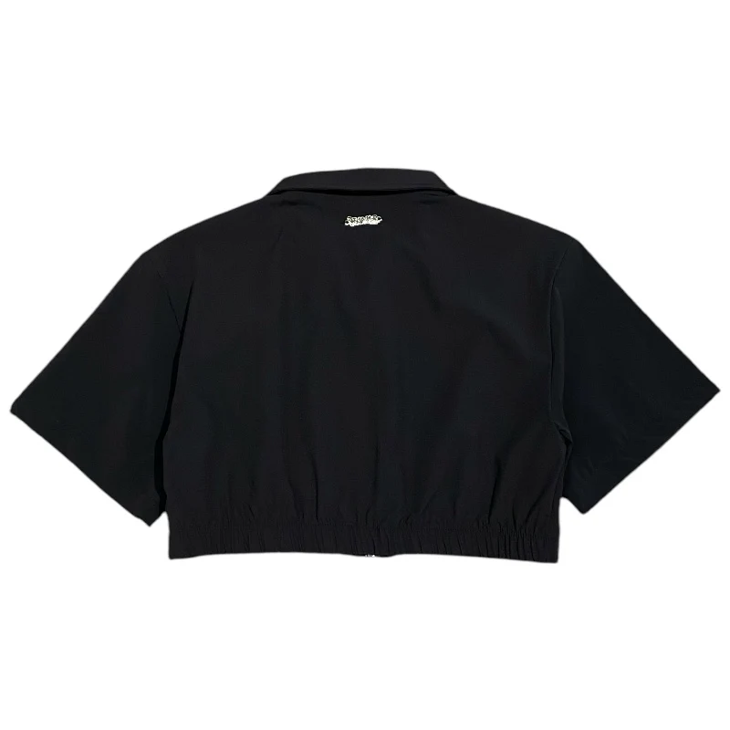 Disclaimer kids camicia nera tessuto tecnico ragazza 58558 58558 NERO DISCLAIMER 