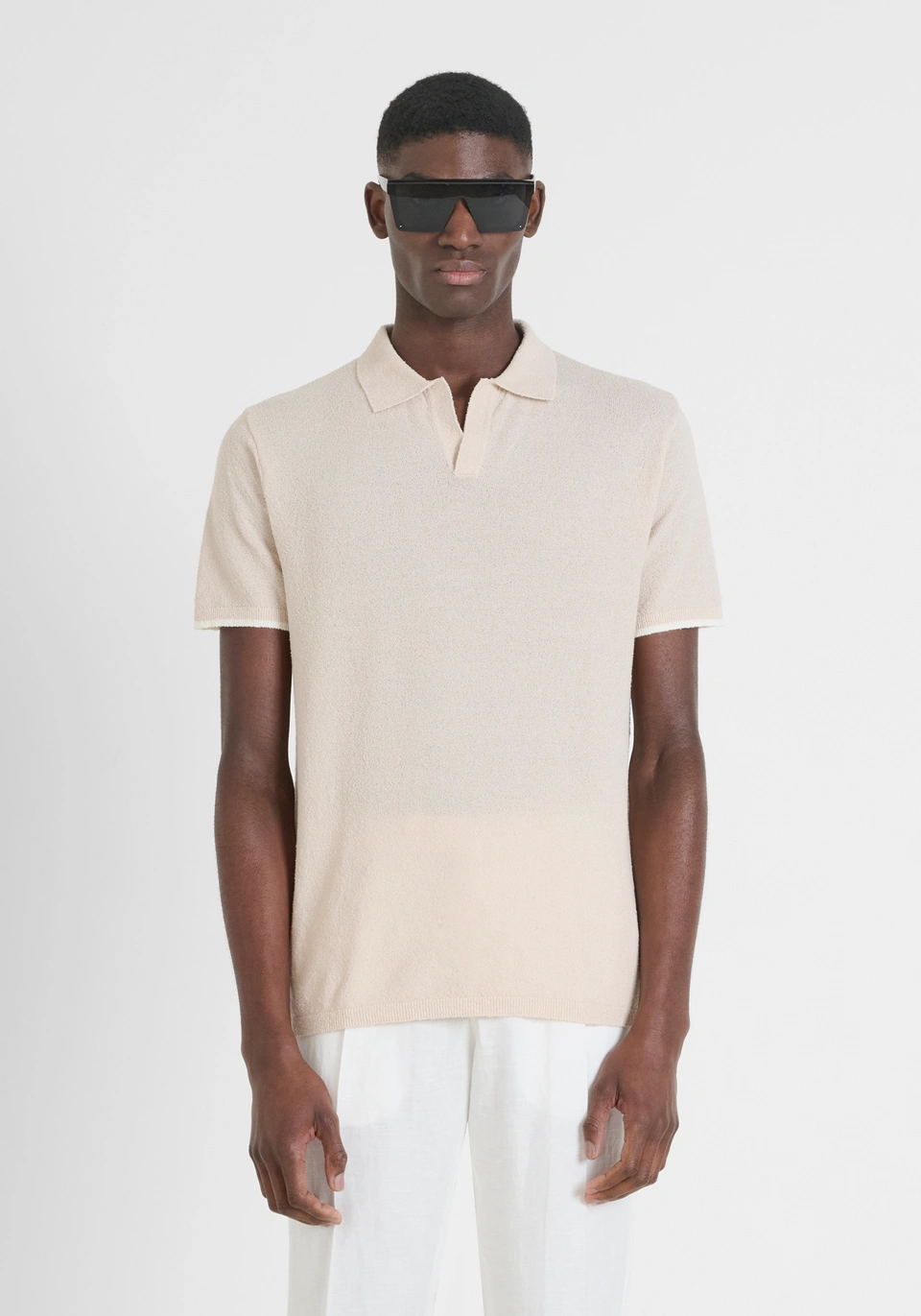 MAGLIA SLIM FIT IN MISTO COTONE MMSW01497 PEPER ANTONY MORATO 