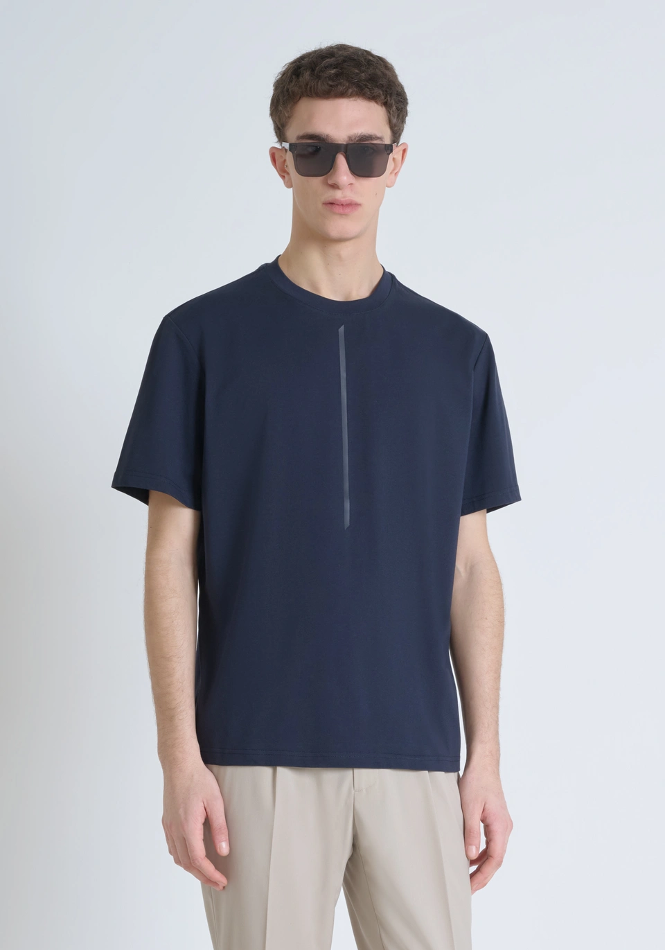 t-shirt relaxed fit MMKS02487 BLU NAVY ANTONY MORATO 