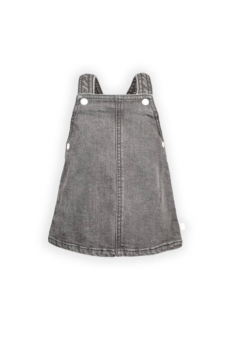 vestitino neonata salopette in denim grey bamboom 1029 GREY BAMBOOM 