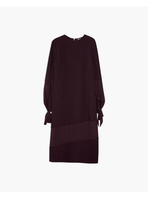 ABITO DONNA LUNGO IN FELPA CON VELO WINE JJIL <BR/> AB400 WINE JIJIL 