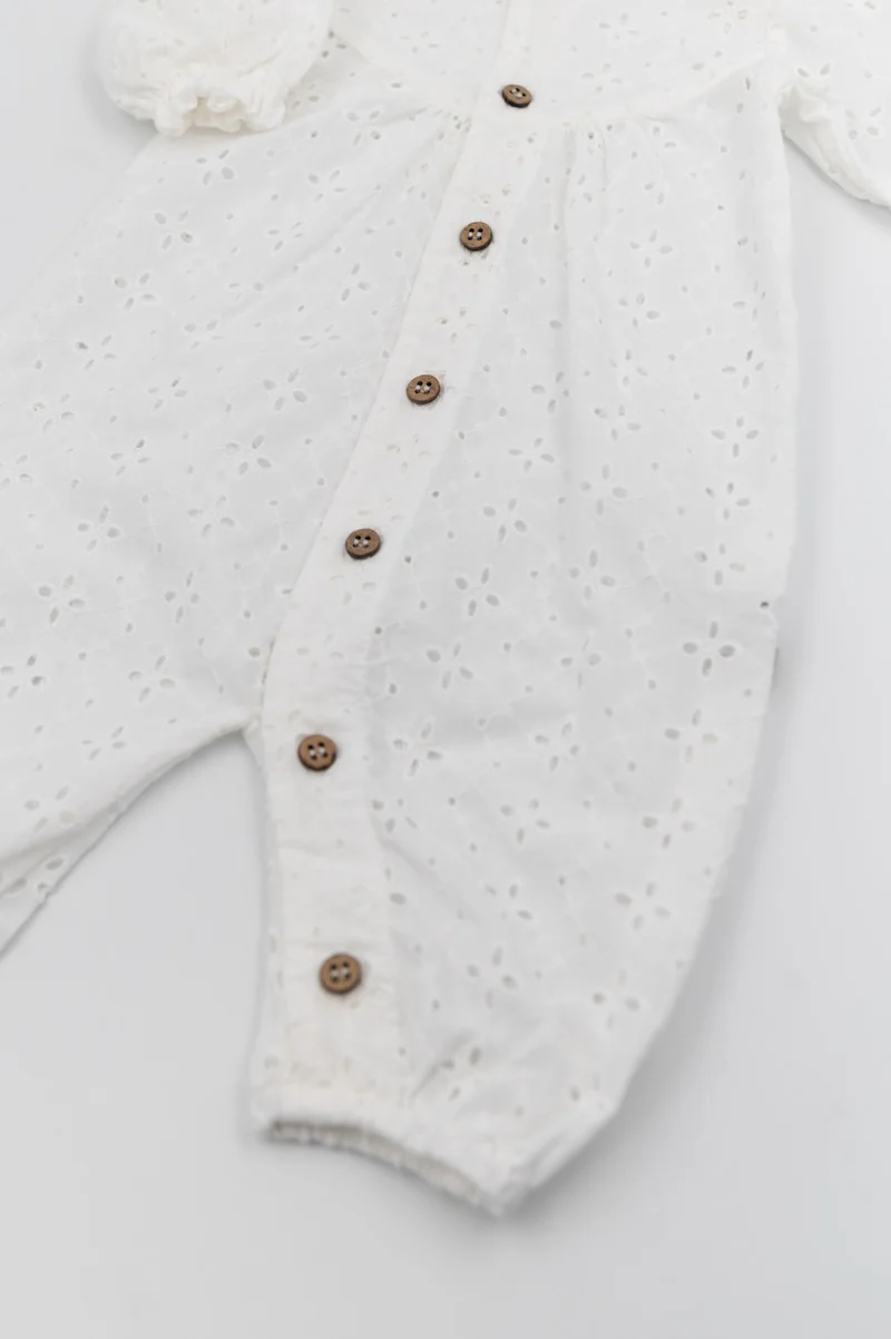 tuta bimba 861 OFF WHITE BAMBOOM 