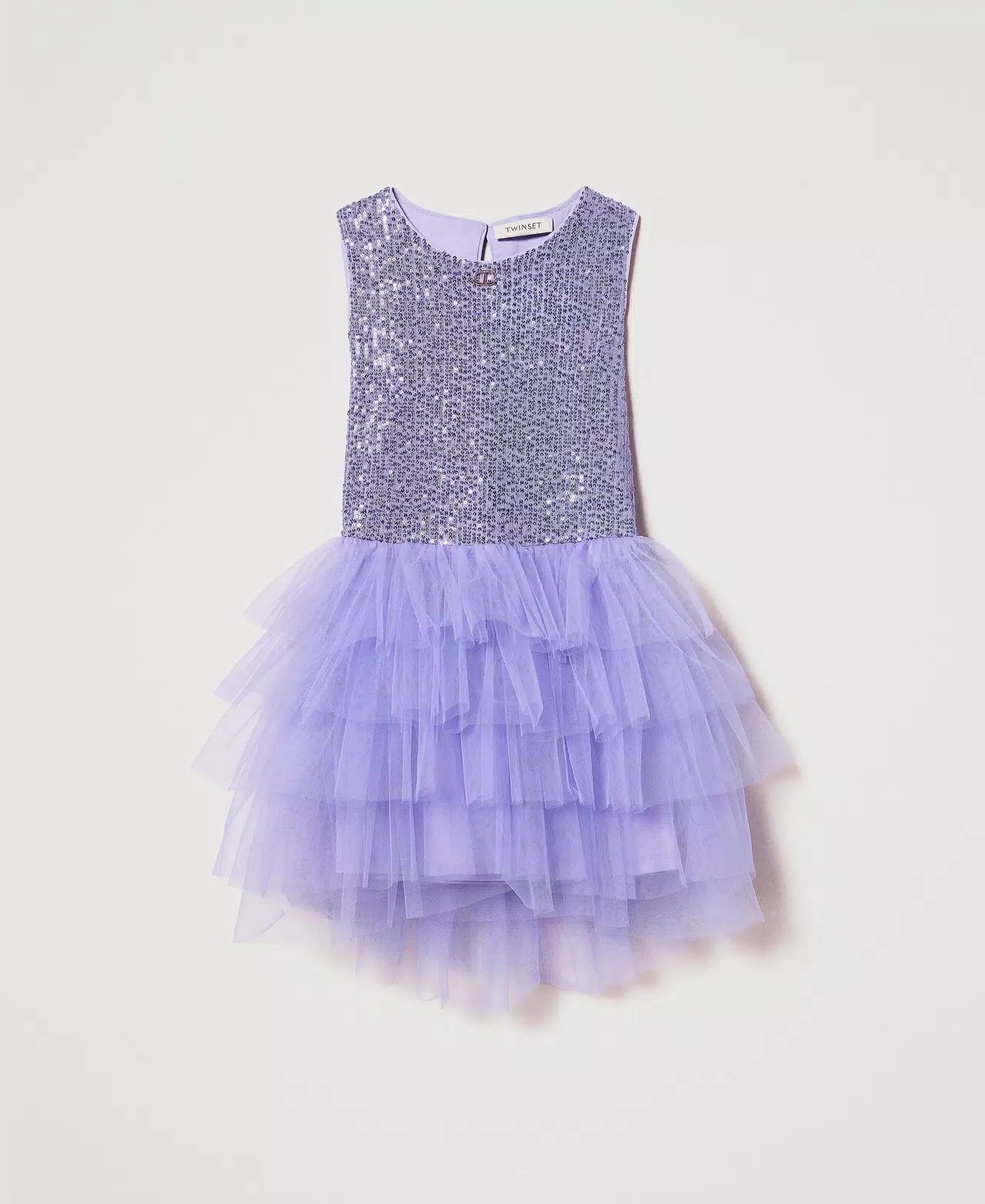 TWINSET KIDS 251GJ2536BIANCO-VIOLET