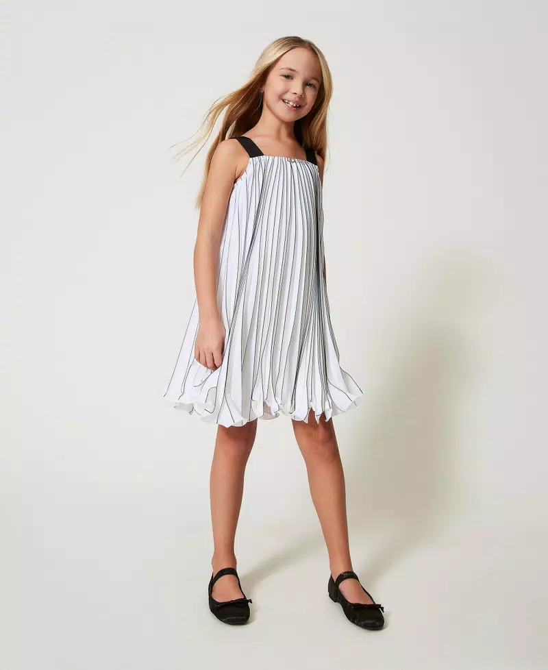 TWINSET KIDS 251GJ2QL0BIANCO-NERO