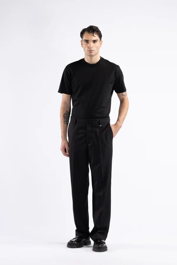 PANTALONE UOMO TASCA AMERICA GAMBA DRITTA NERO I'M BRIAN PA3481 NERO I'M BRIAN 