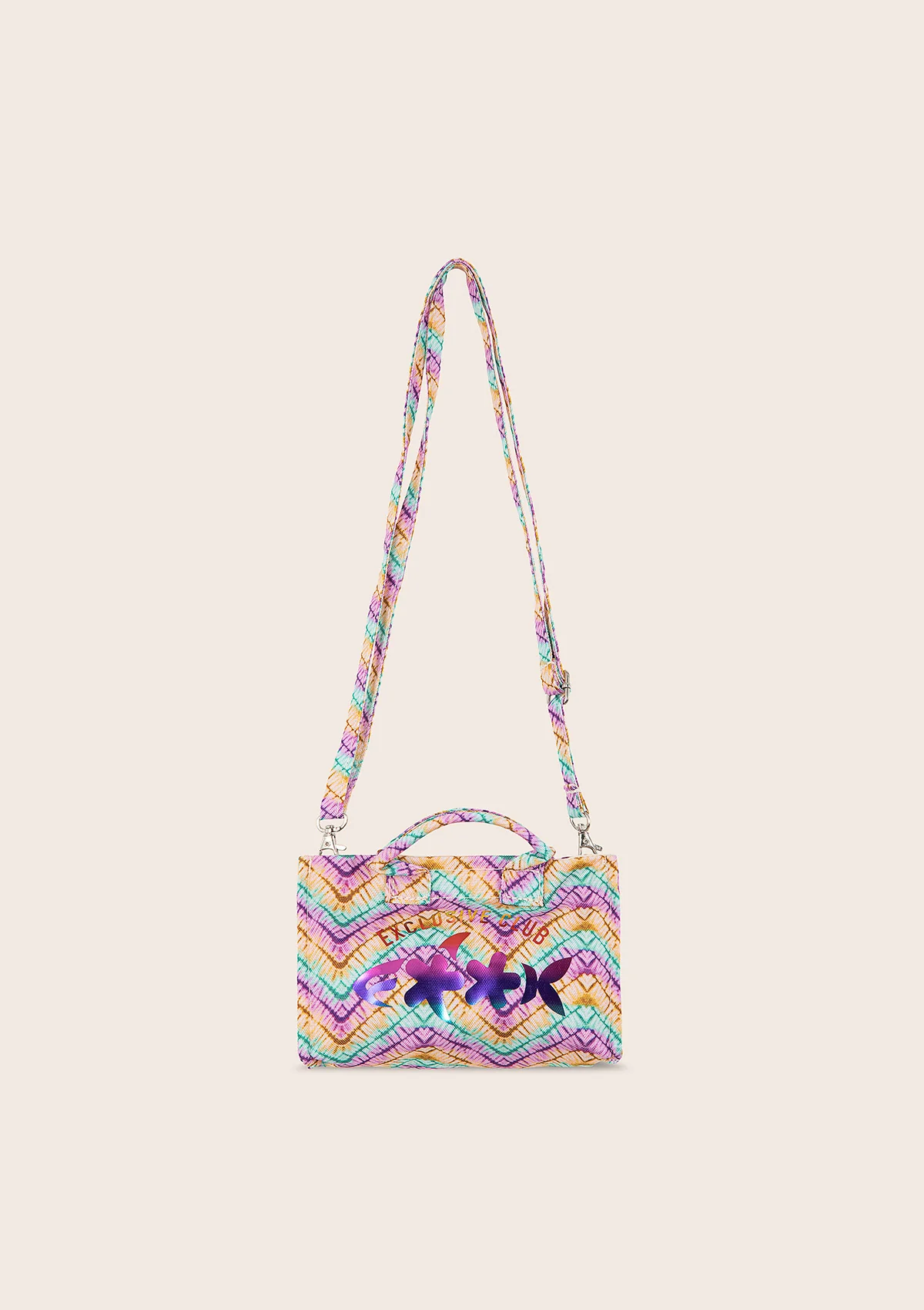 mini beach bag in canvas FA25-G10AB01X51 UNICO F**K KIDS 