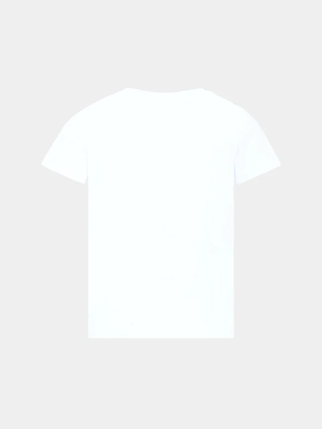 T-SHIRT BAMBINO BASICA CON LOGO BIANCA JOHN RICHMOND RBP26008TS WHITE JOHN RICHMOND JUNIOR 