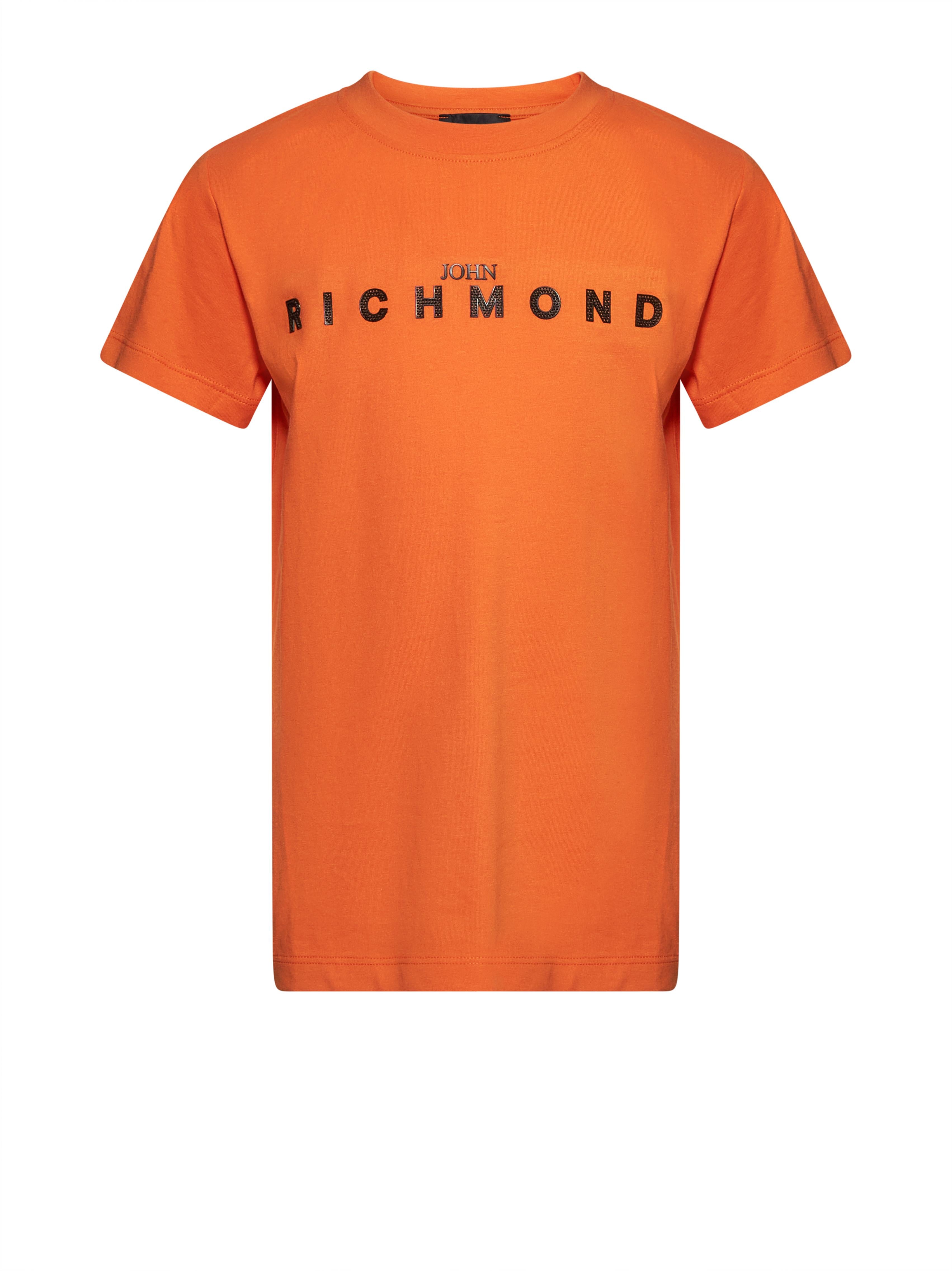 T-SHIRT BAMBINO BASICA CON LOGO ARANCIONE JOHN RICHMOND RBP26008TS ORANGE JOHN RICHMOND JUNIOR 