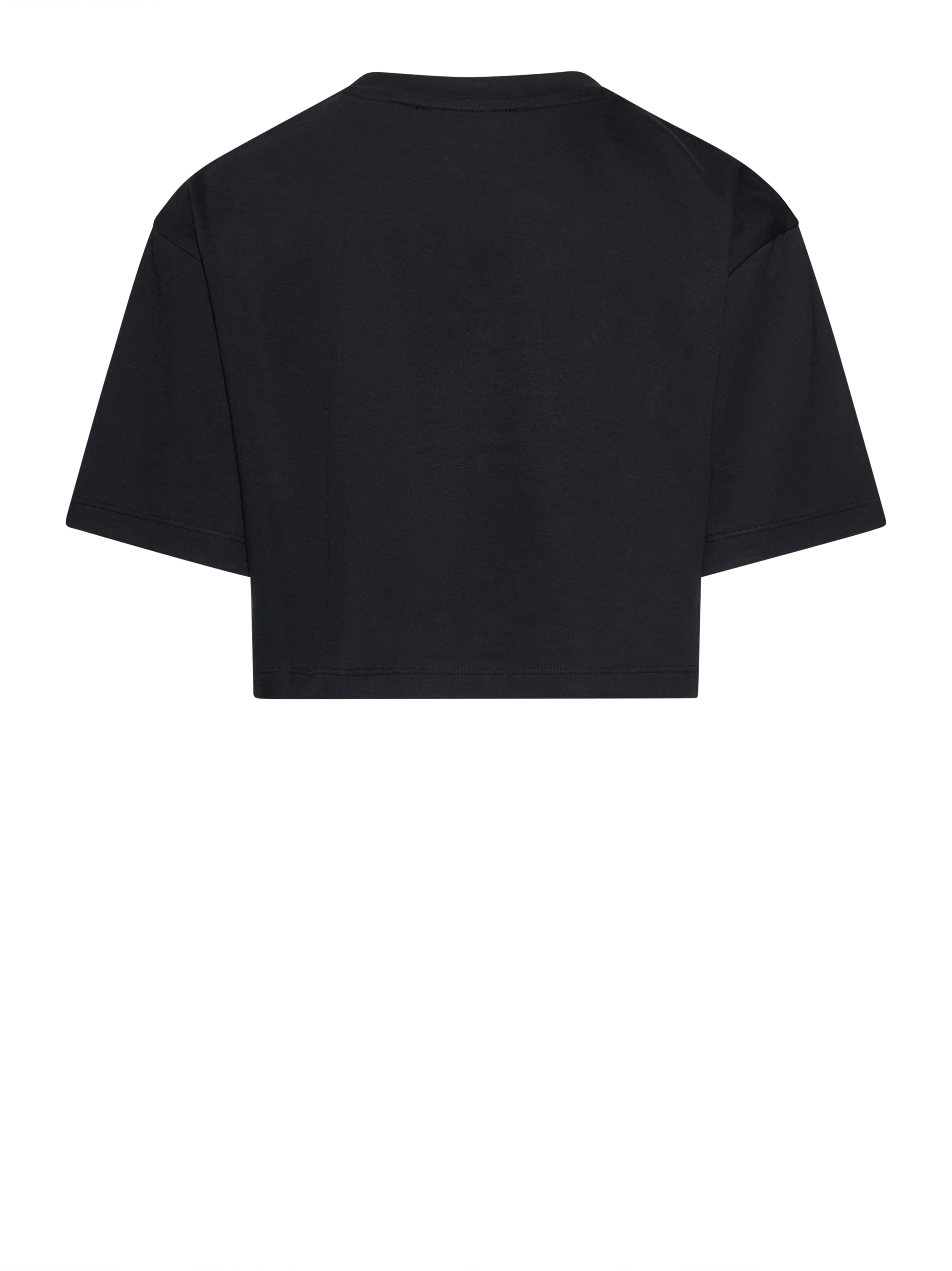 t-shirt BIMBA  fares CROP CON LOGO NERO JOHN RICHMOND RGP26203TS BLACK JOHN RICHMOND JUNIOR 