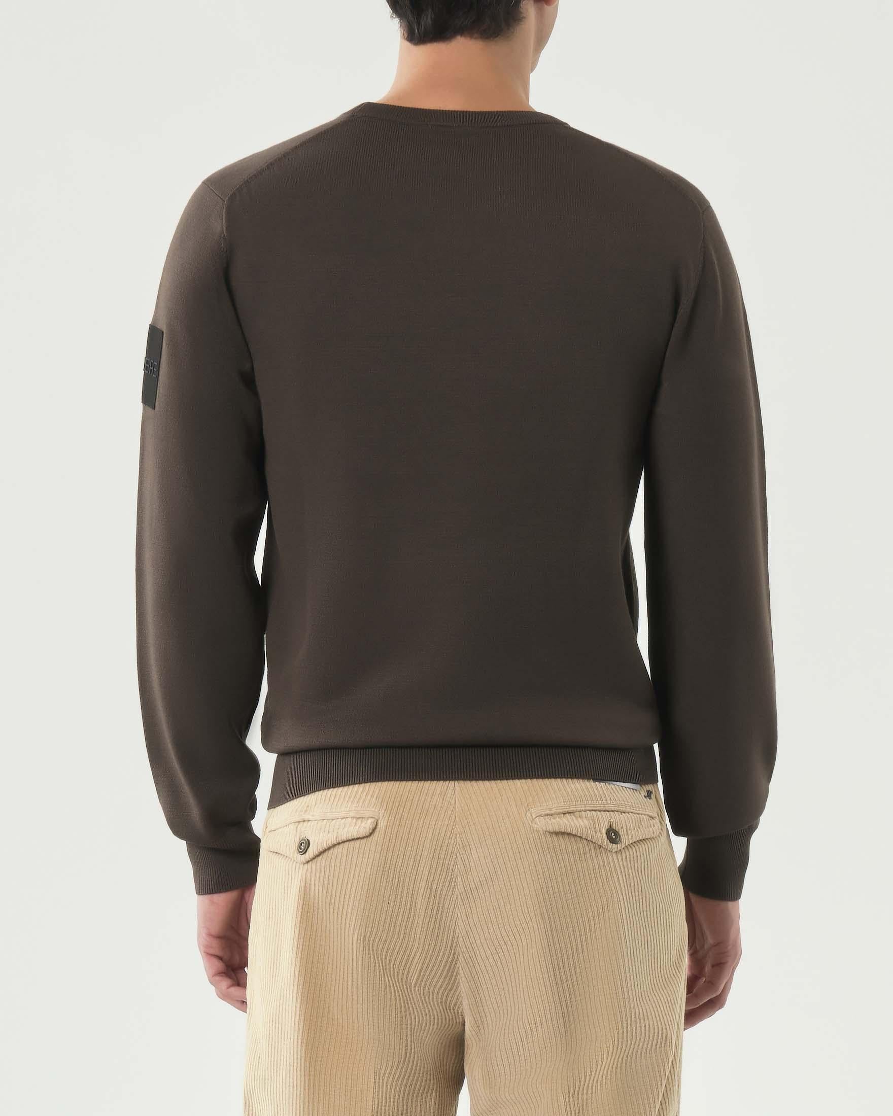 MAGLIA UOMO GIROCOLLO LUMEN MARRONE COFFIE OUTHERE 4650-013A040 COFFIE OUTHERE 