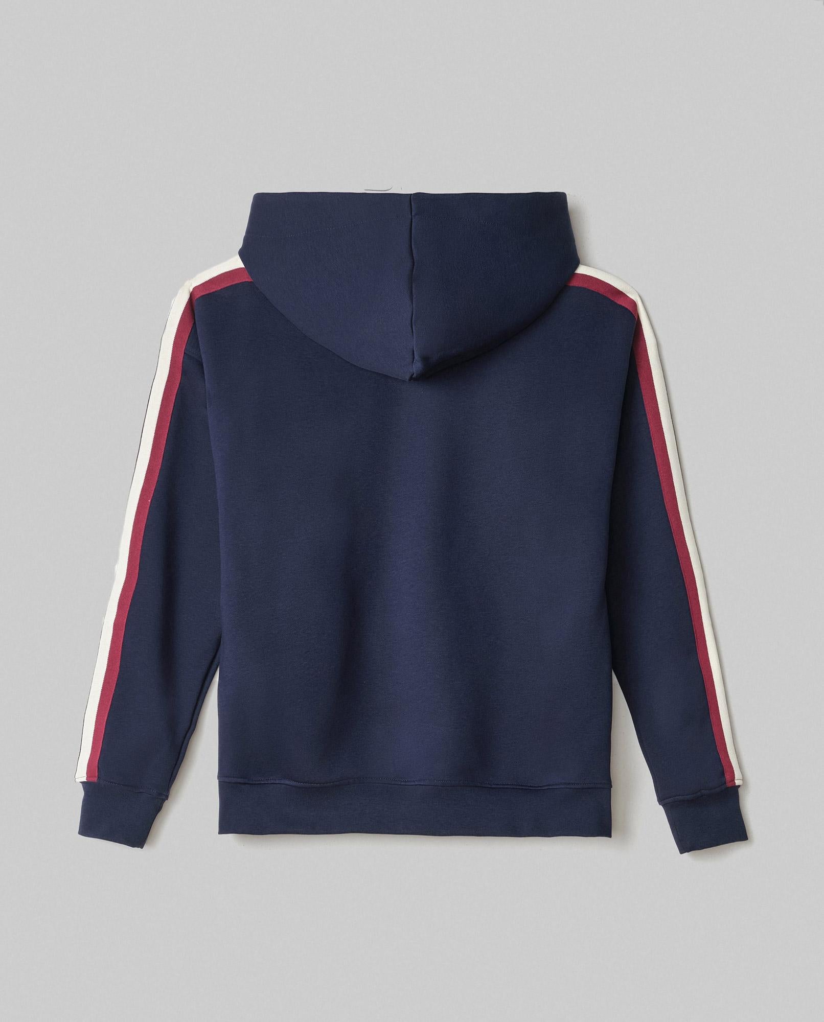 felpa UOMO CON  cappuccio tennis con bande IN MAGLIA BLU HINNOMINATE HMABM01410 UNICO HINNOMINATE 