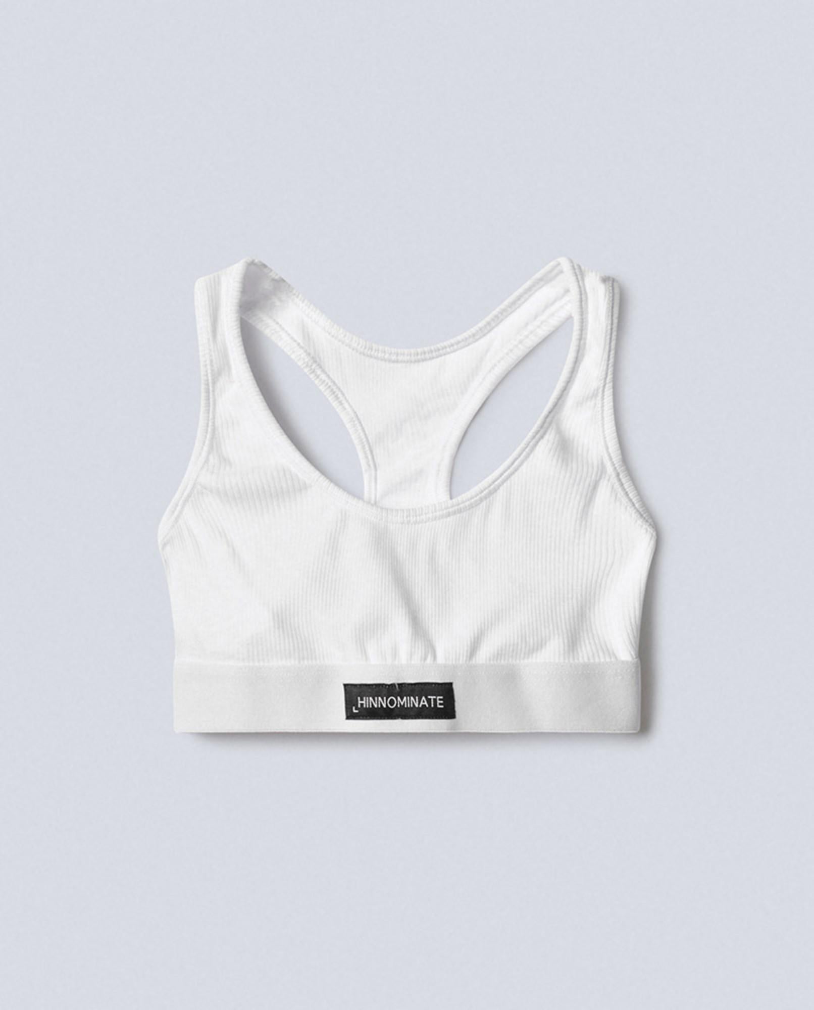 TOP DONNA A COSTINE ED ELASTICO BIANCO HINNOMINATE HMUWW00021 BIANCO HINNOMINATE 