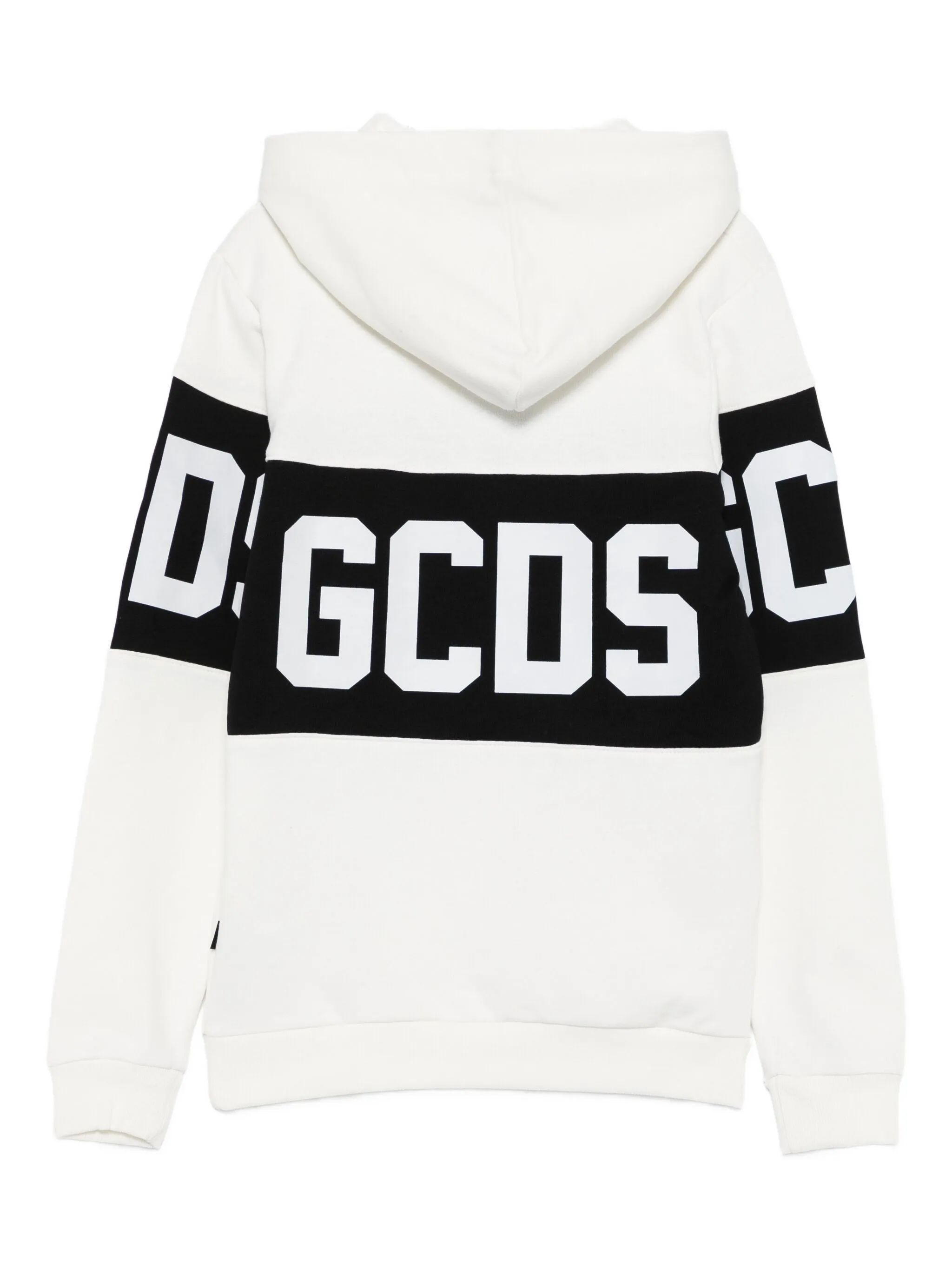 BAND LOGO HOODIE B2JU1926BA2 BIANCO GCDS KIDS 