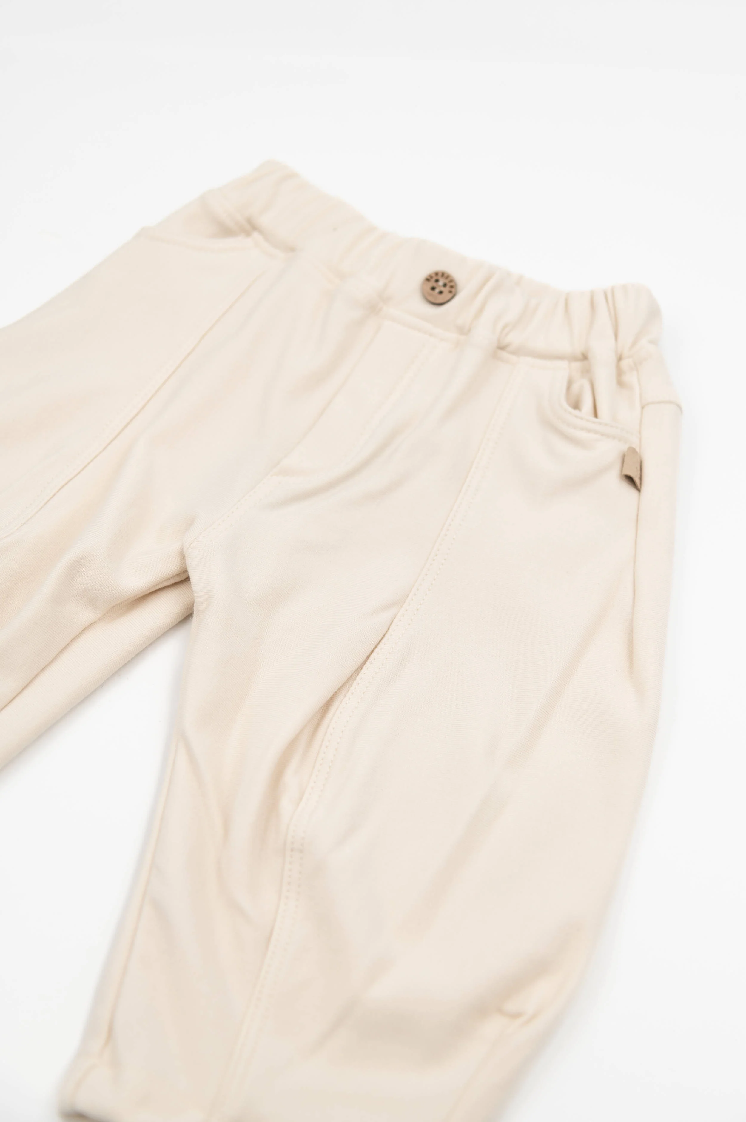 PANTS BAMBINO A PALLONCINO warm white bamboom 1026 WARM WHITE BAMBOOM 