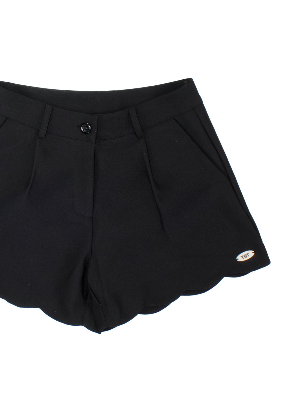 shortS BAMBINA ELEGANTI CON SMERLO NERO TO BE TO T1302 NERO TO BE TOO 