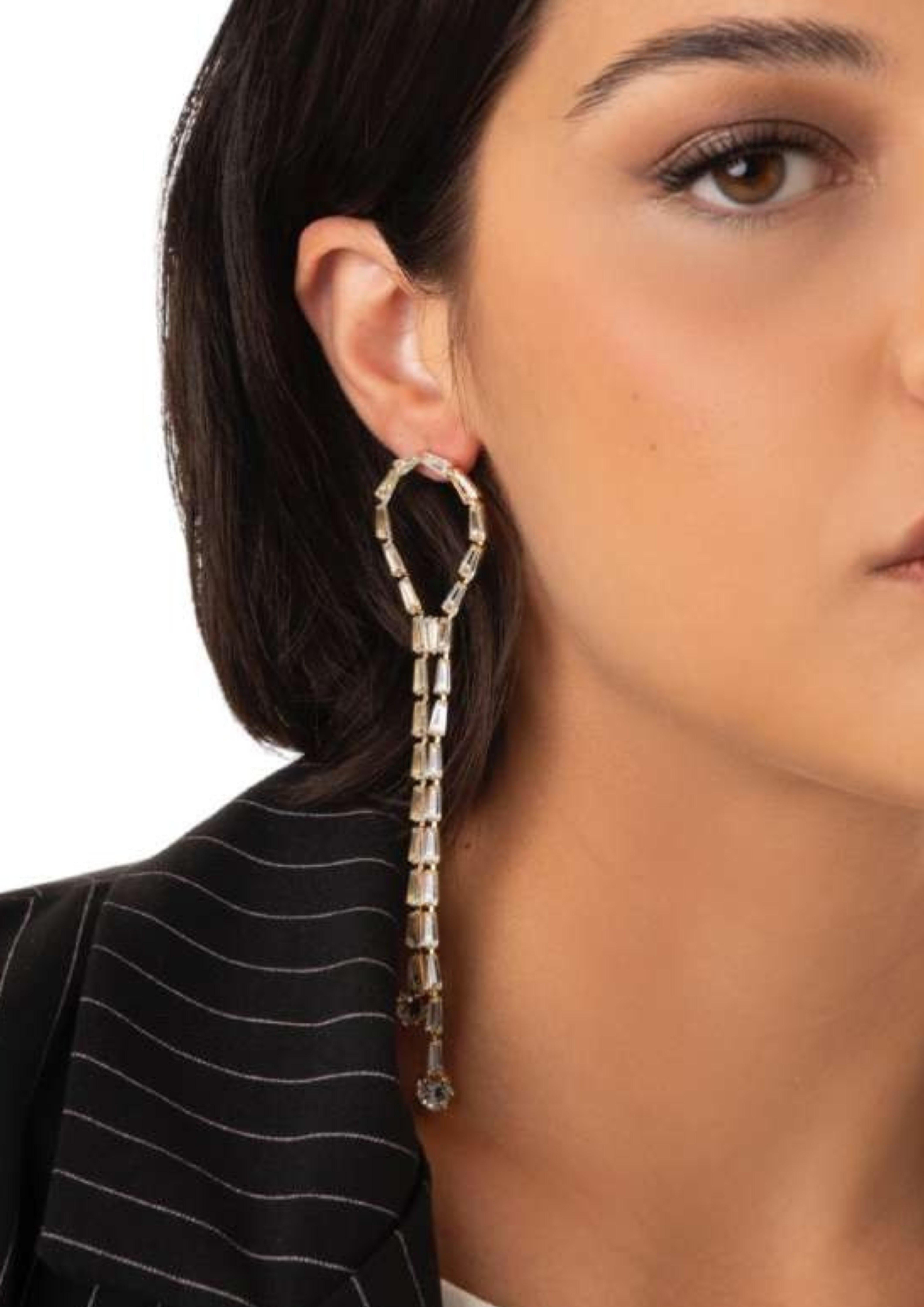 ORECCHINI  DONNA PENDENTILUNGHI CON PIETRE ORO MYA ACCESSORIES G13220 ORO MYA ACCESORIES 